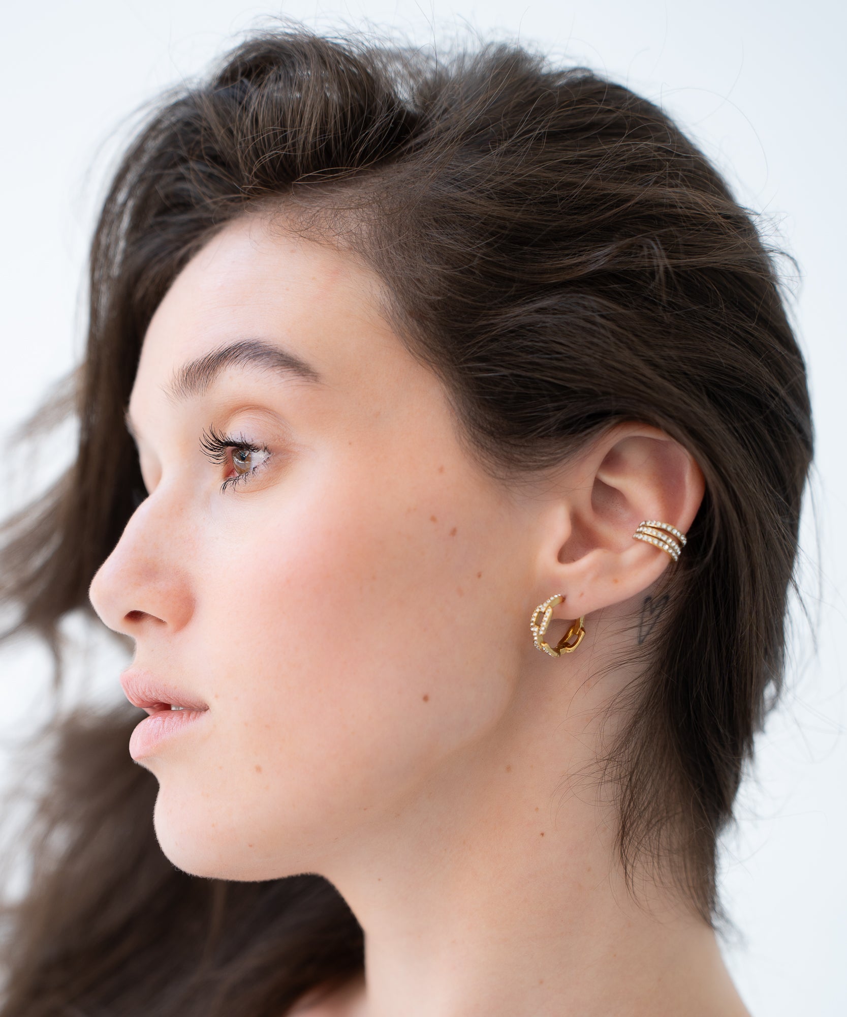 Lune - 18K Gold-Earcuff