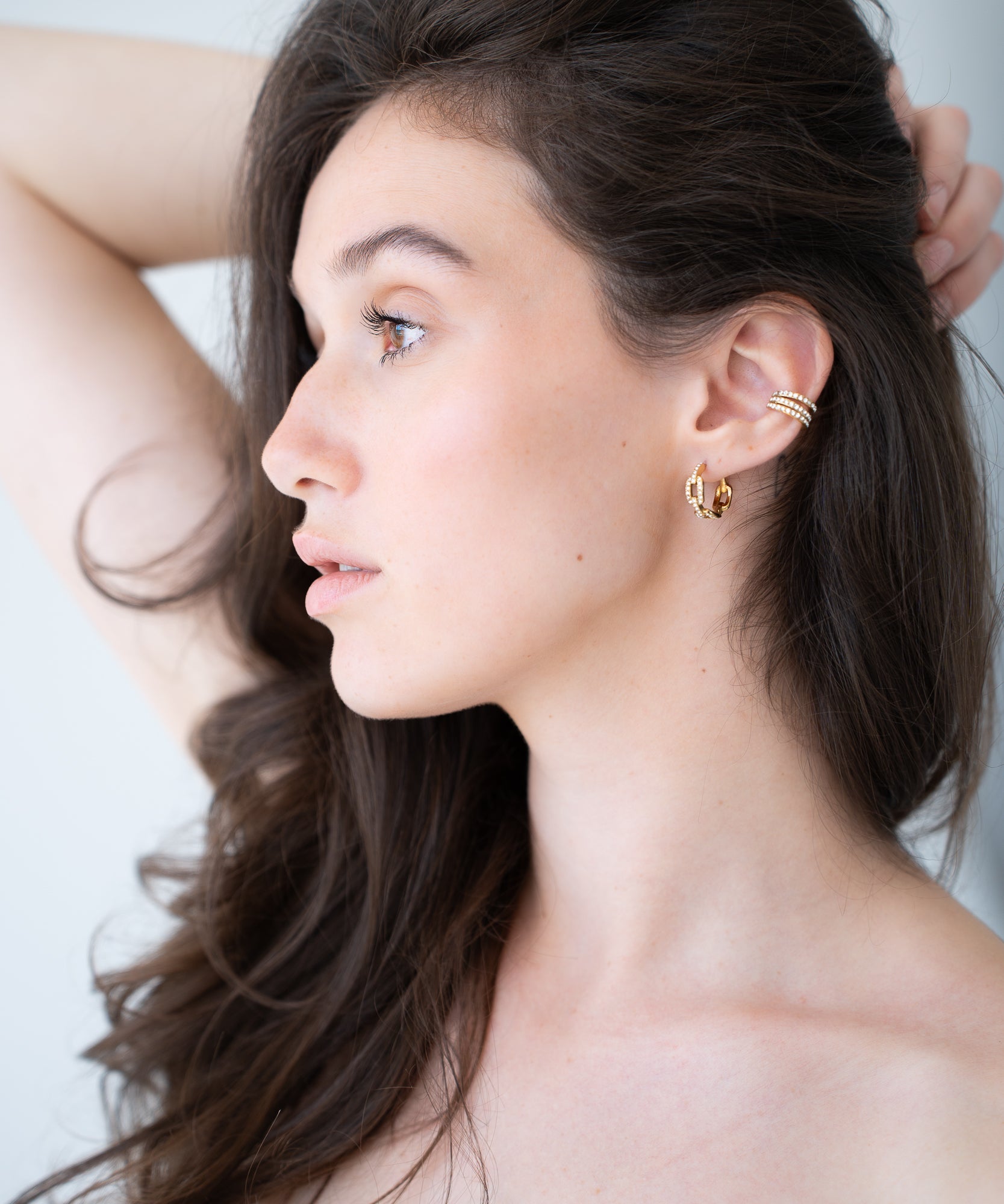 Lune - 18K Gold-Earcuff
