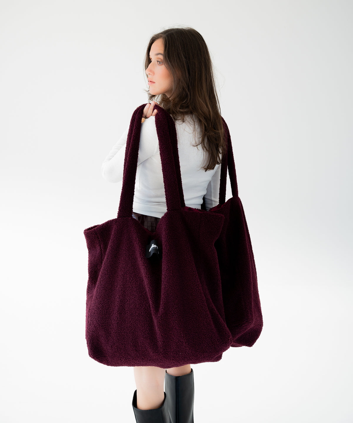 Teddy  Bag - Burgundy