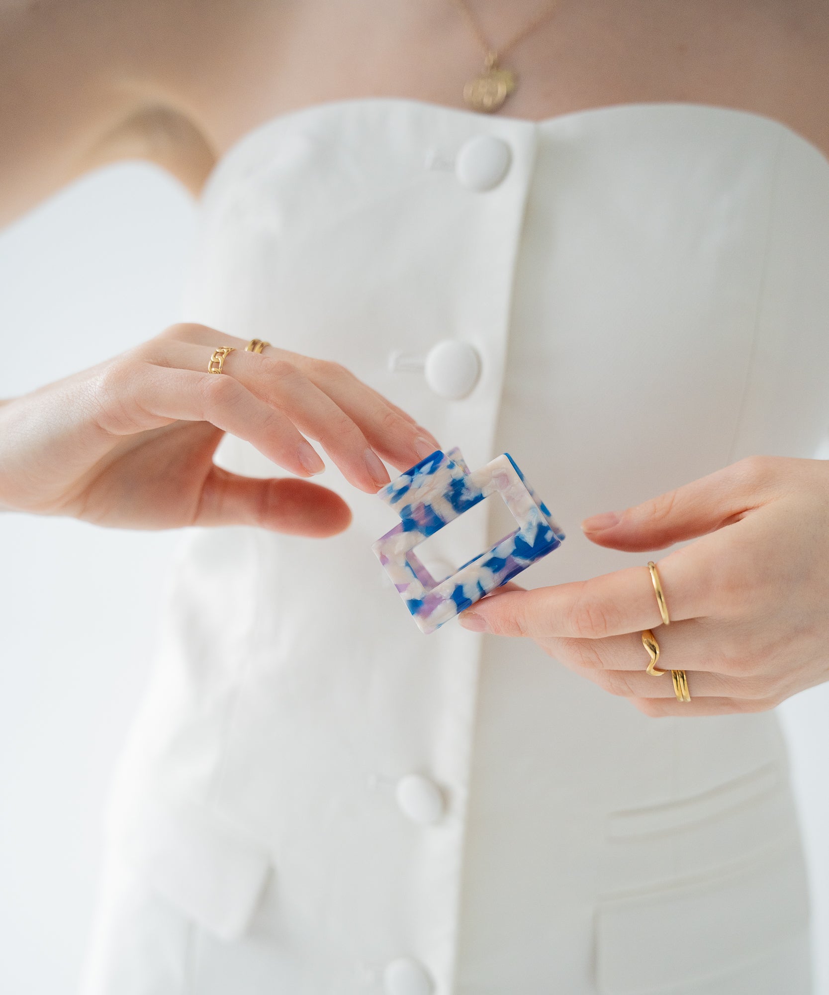 AVA Mini - Haarklammer | Céleste - Rot - Studio Chéri