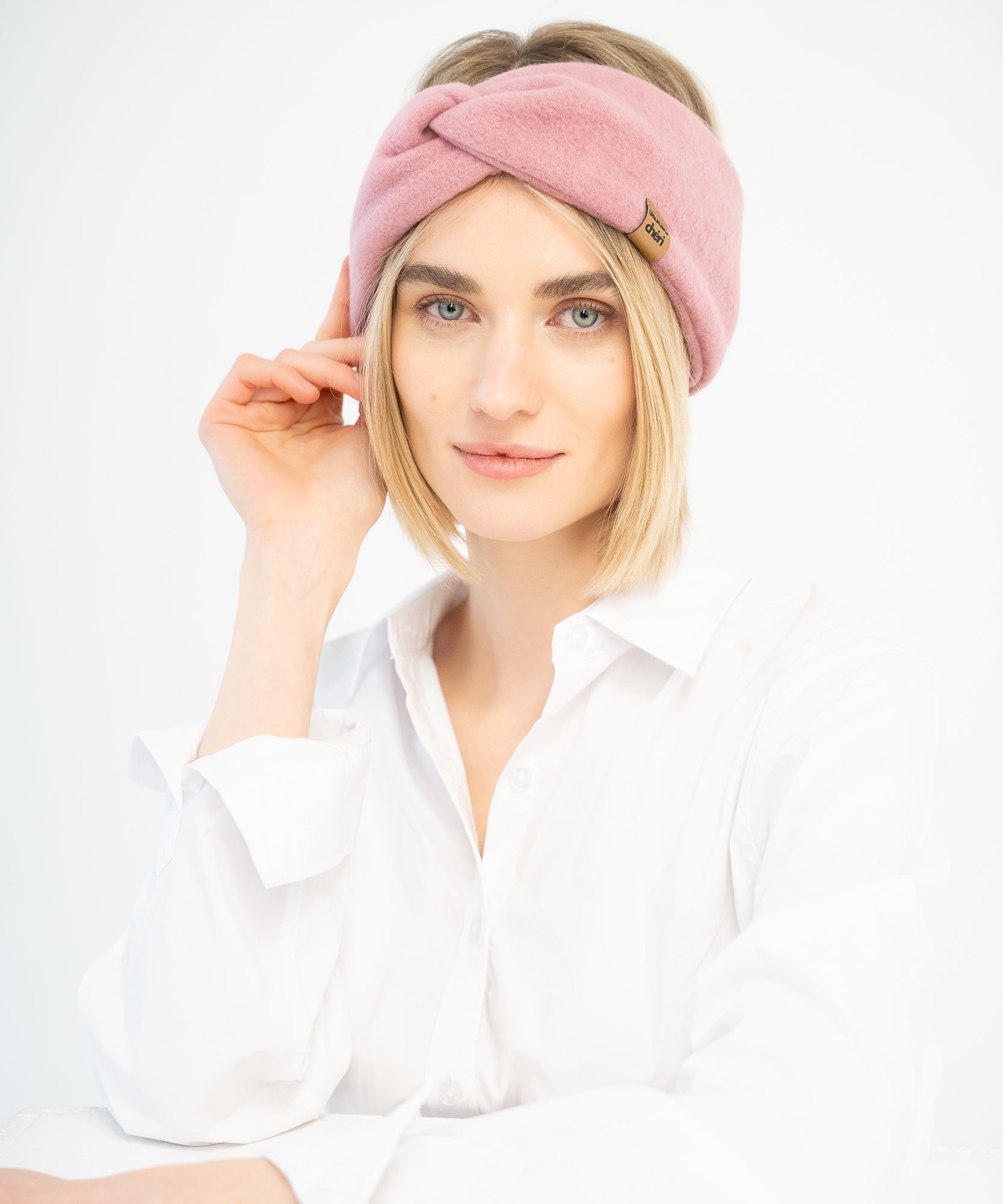 BERRY - Stirnband aus Polarfleece - Rosa - Studio Chéri