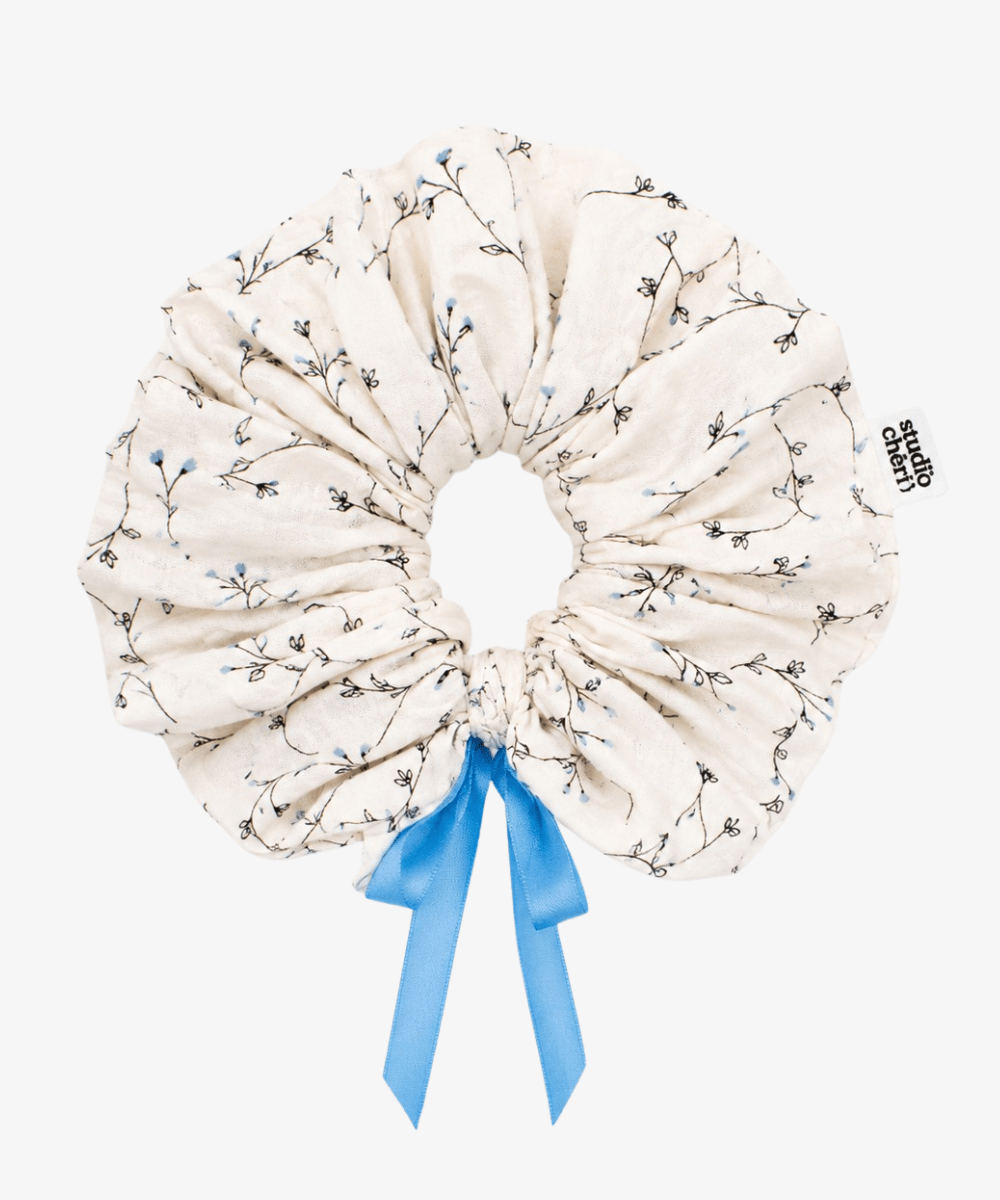 Chateau - Scrunchie mit Schleife - beige - Studio Chéri