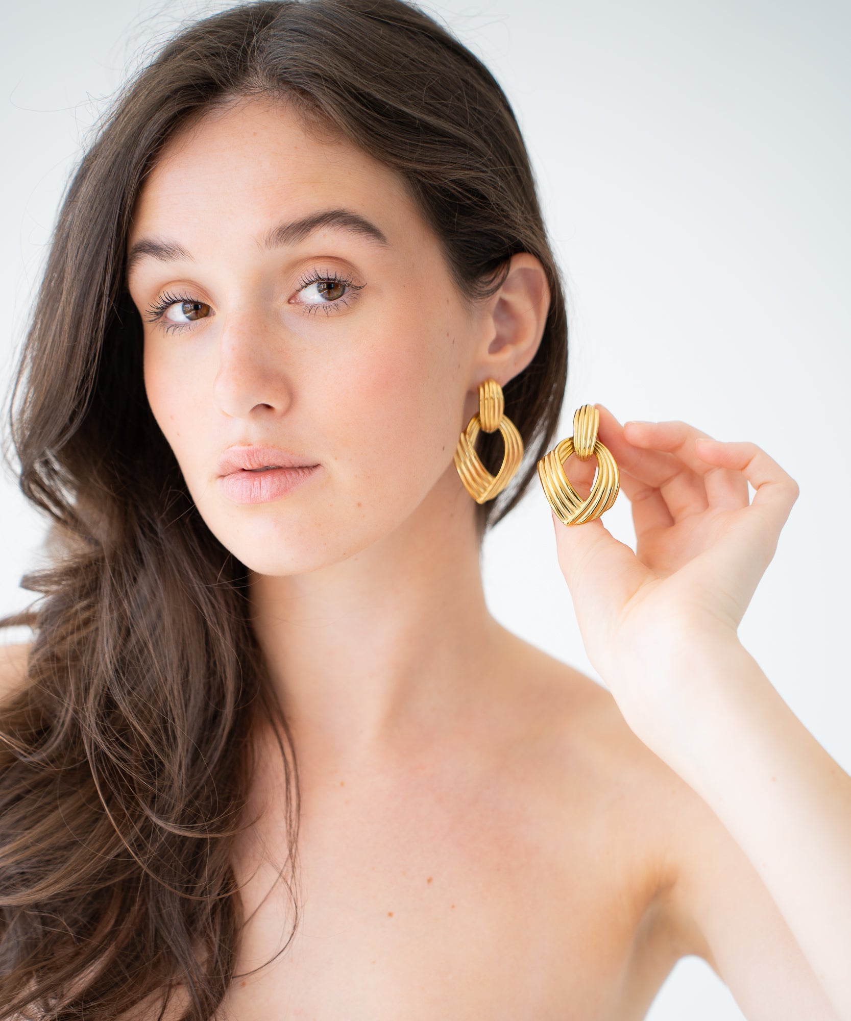 Clarisse - 18K Ohrringe - Gold - Studio Chéri