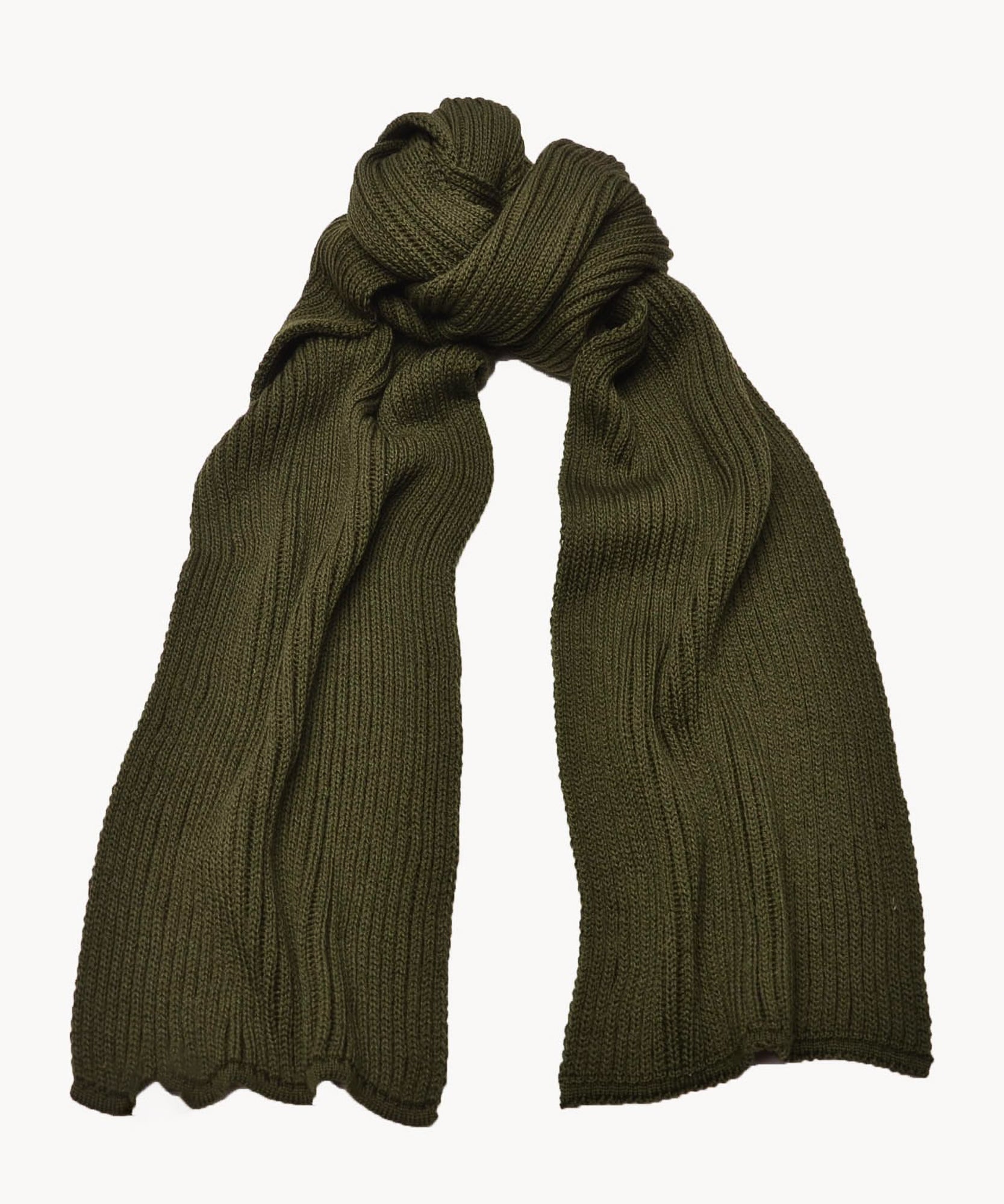 CLEO - Schal aus Merinowolle | Olive - Grün - Studio Chéri