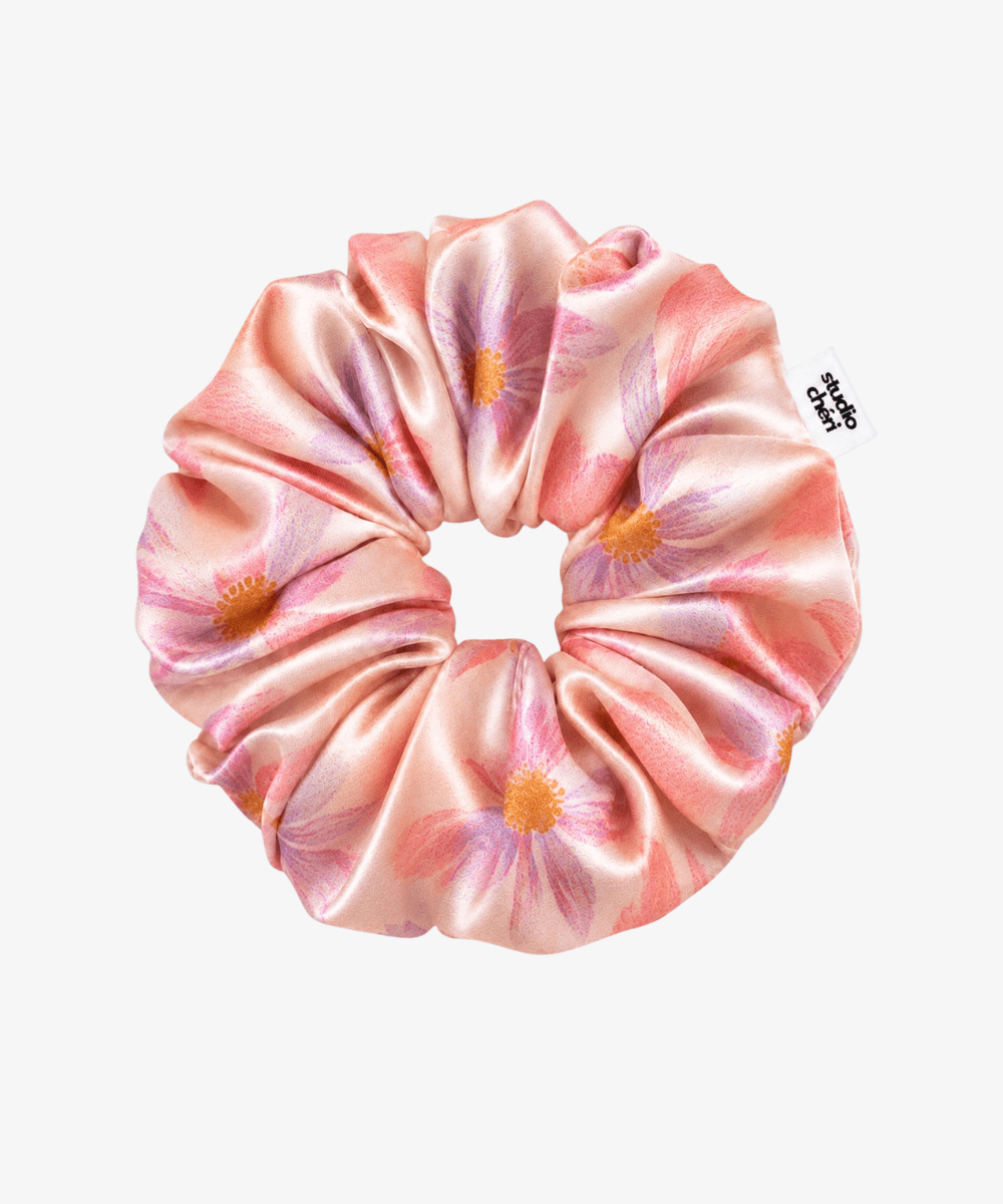Daydream - Scrunchie mit Blümchen - Rosa - Studio Chéri
