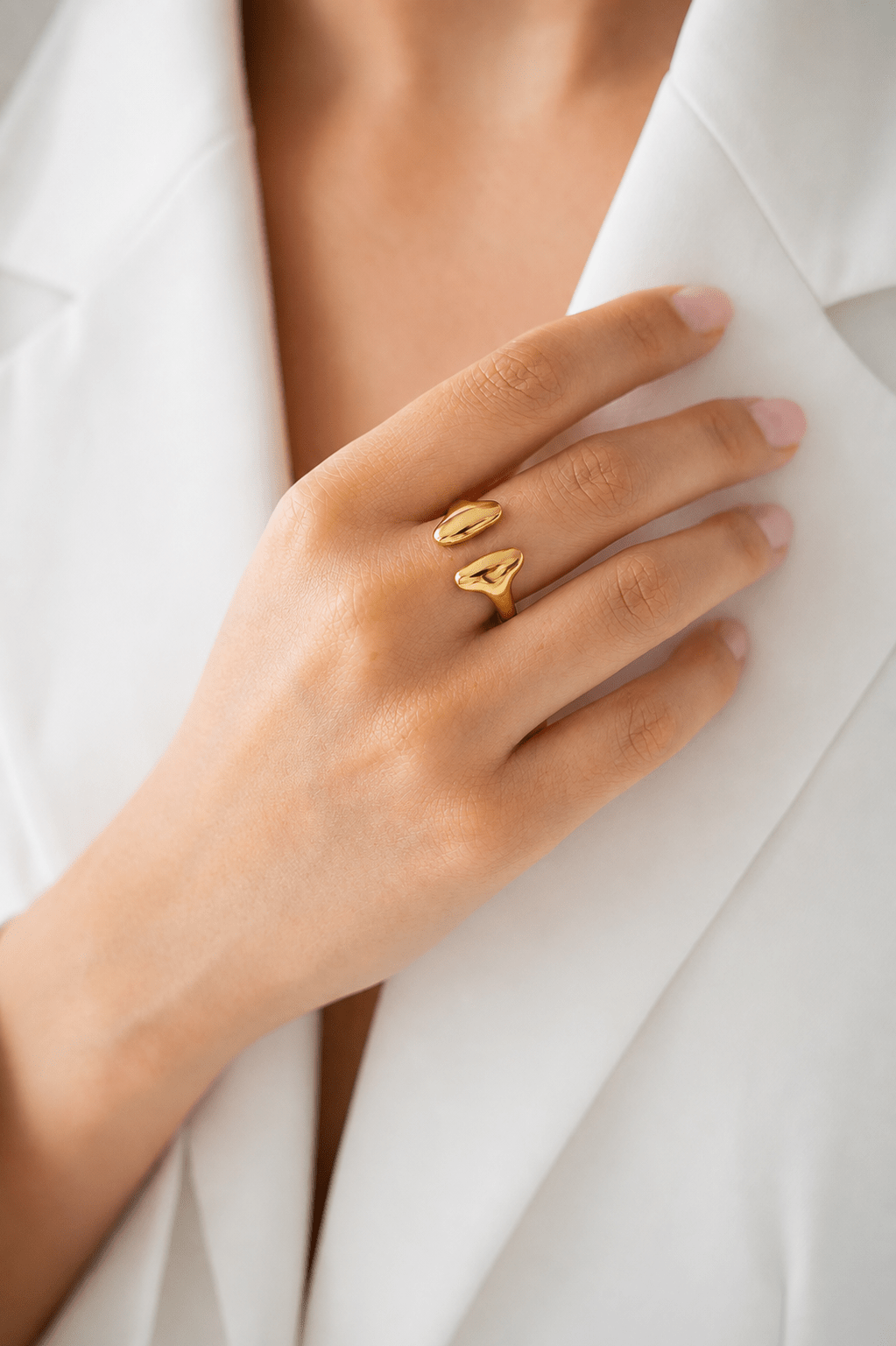 Éclat - 18K Gold Ring größenverstellbar - gold - Studio Chéri