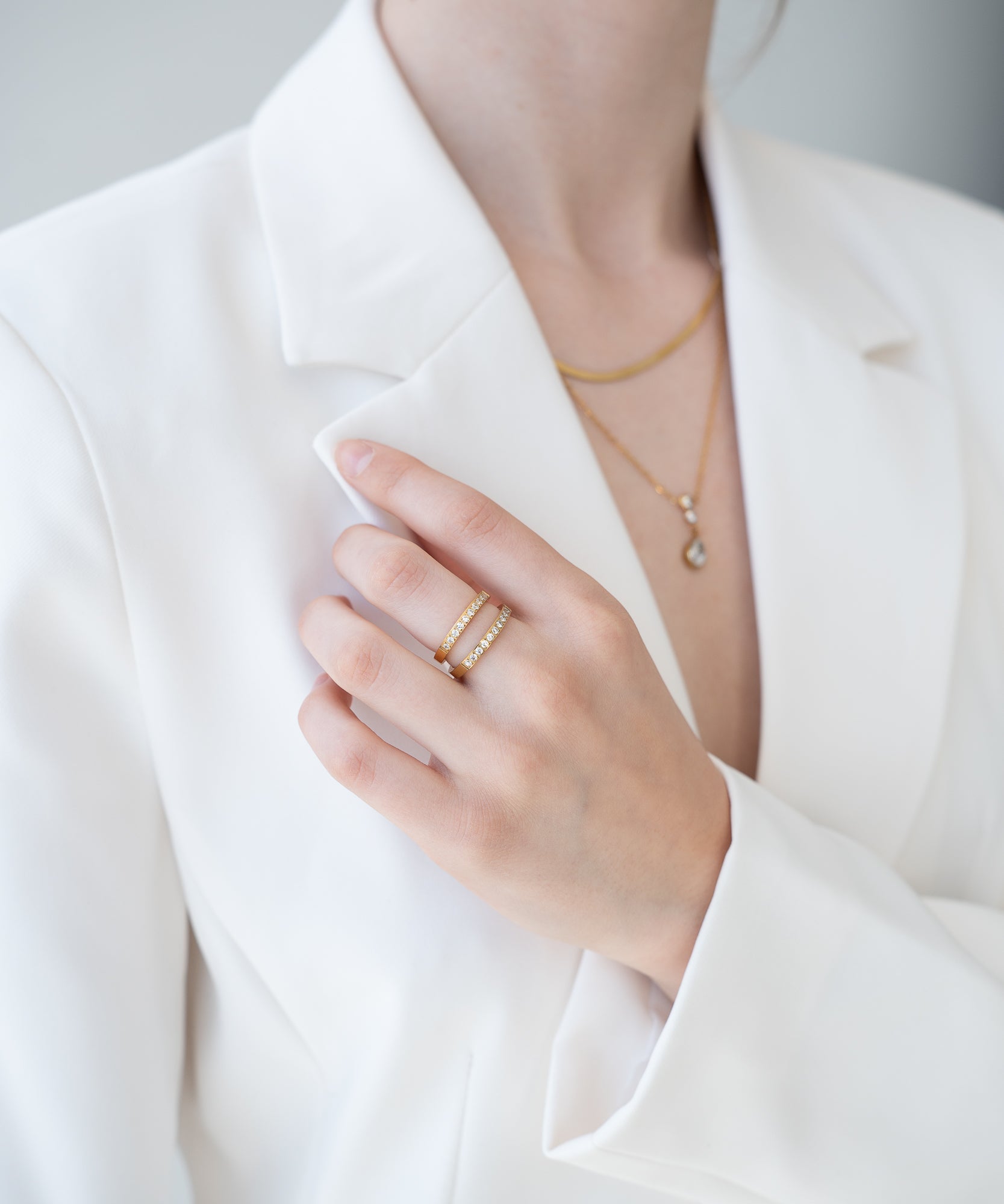 Esme - 18K Goldring - Gold - Studio Chéri