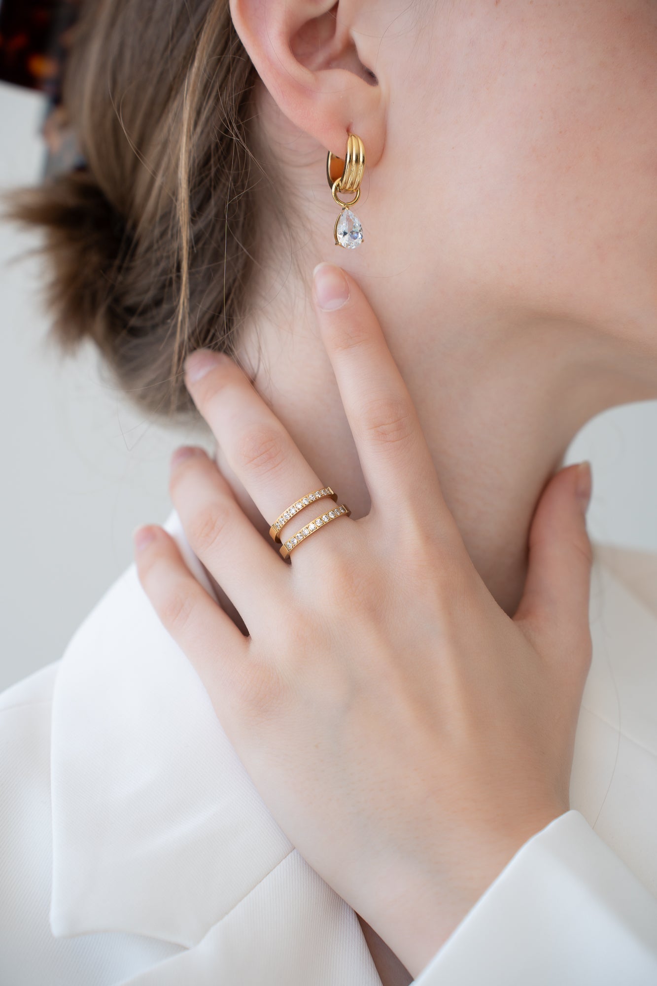 Esme - 18K Goldring - Gold - Studio Chéri