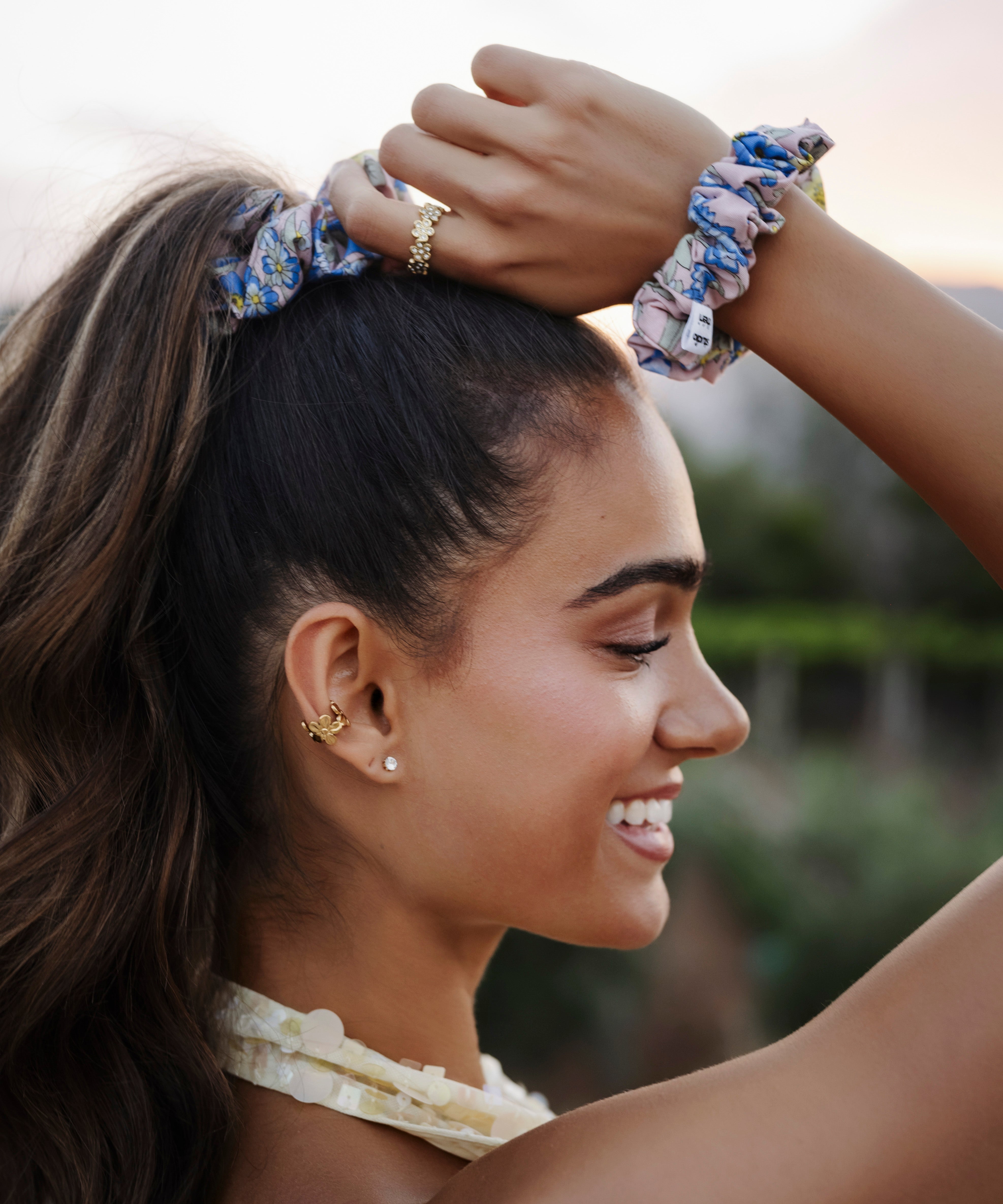 Eternal - 18K Gold-Earcuff mit Blumen - Gold - Studio Chéri
