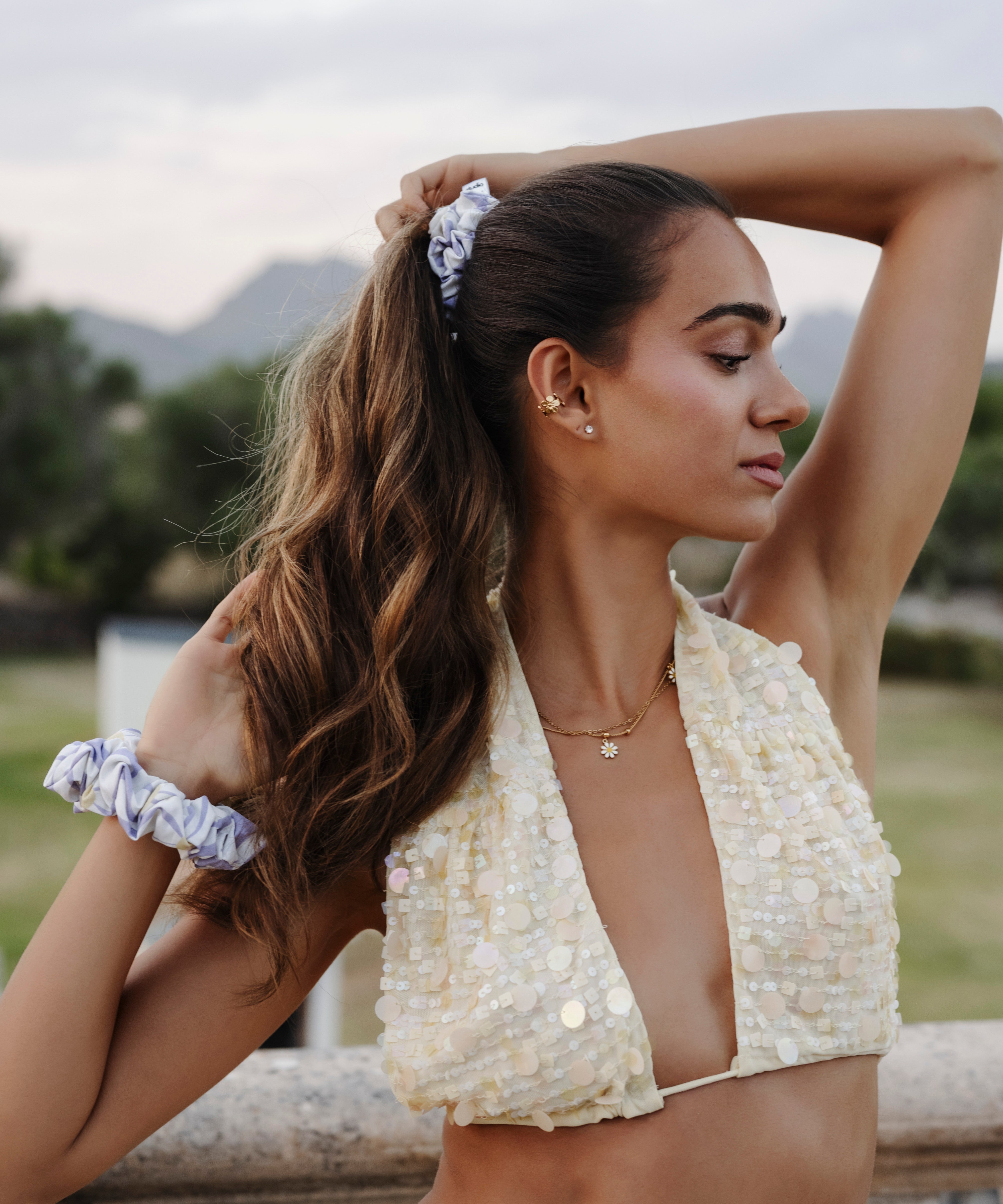 Eternal - 18K Gold-Earcuff mit Blumen - Gold - Studio Chéri