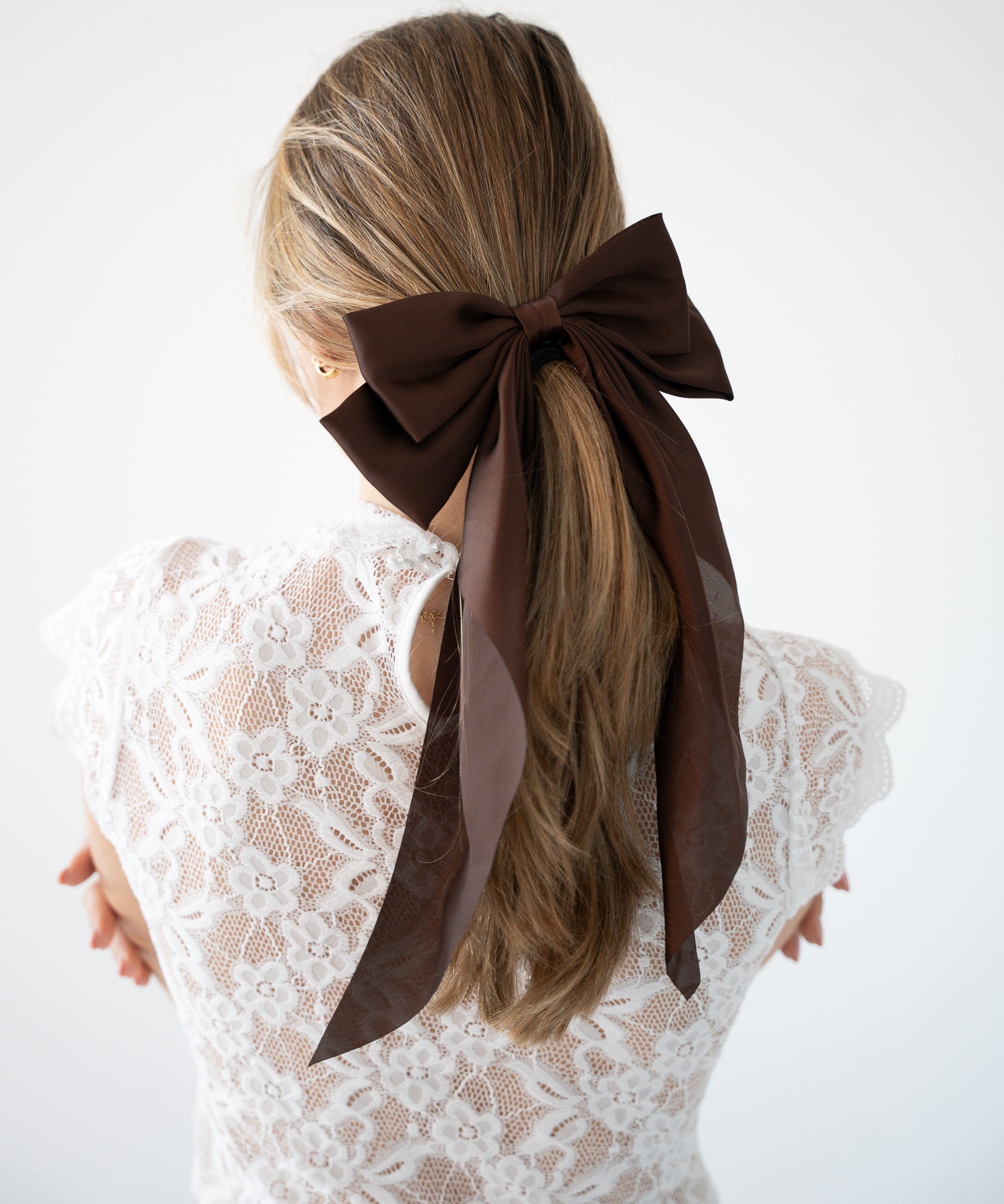 EVE - Haarschleife Big | Brown - Braun - Fizz & Femme