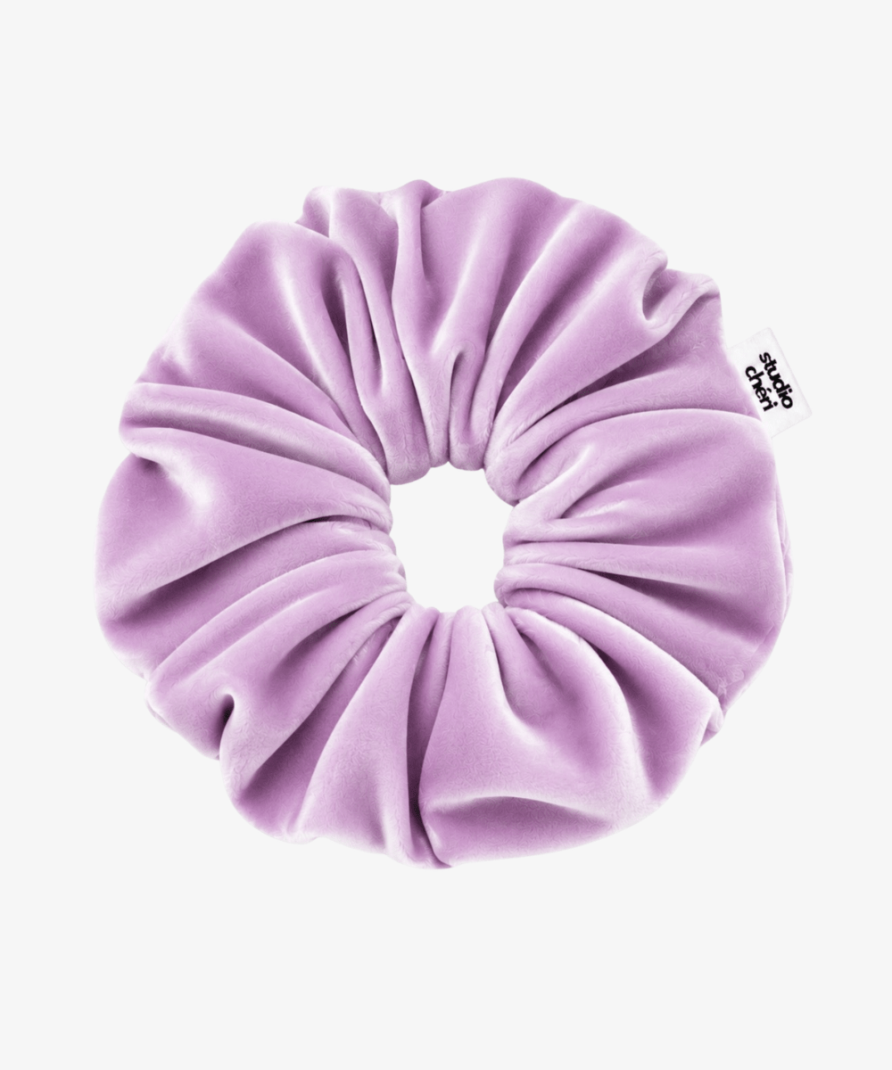 Fluffy Flieder - Samt Scrunchie - Lila - Studio Chéri
