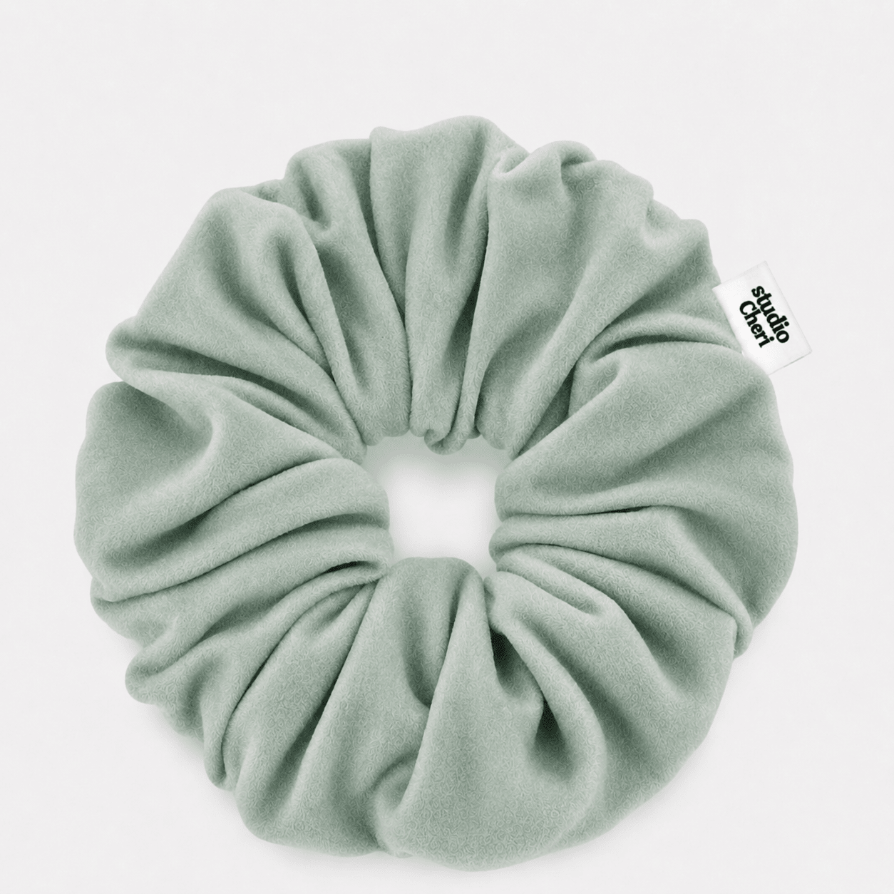 Fluffy Safe - Samt Scrunchie - Grün - Studio Chéri