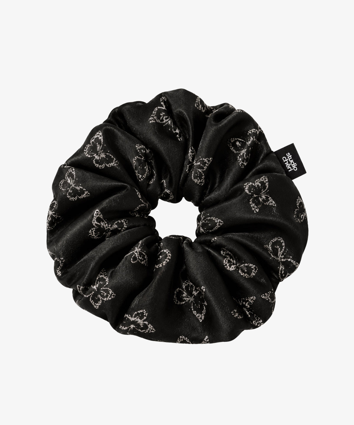 Ivy - Scrunchie mit Schmetterlingen - schwarz - Studio Chéri