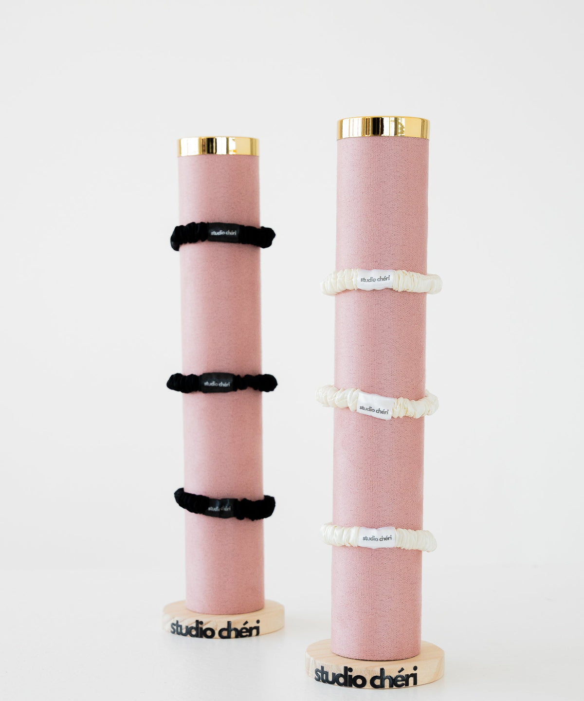 Kendall - Scrunchie Organizer Blush - Schwarz - Studio Chéri