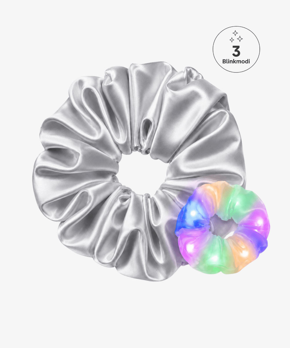LED Scrunchie - Grey - Grau - Studio Chéri