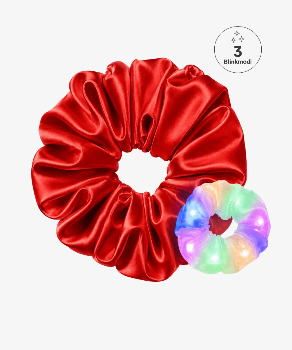 LED Scrunchie - Red - Rot - Studio Chéri