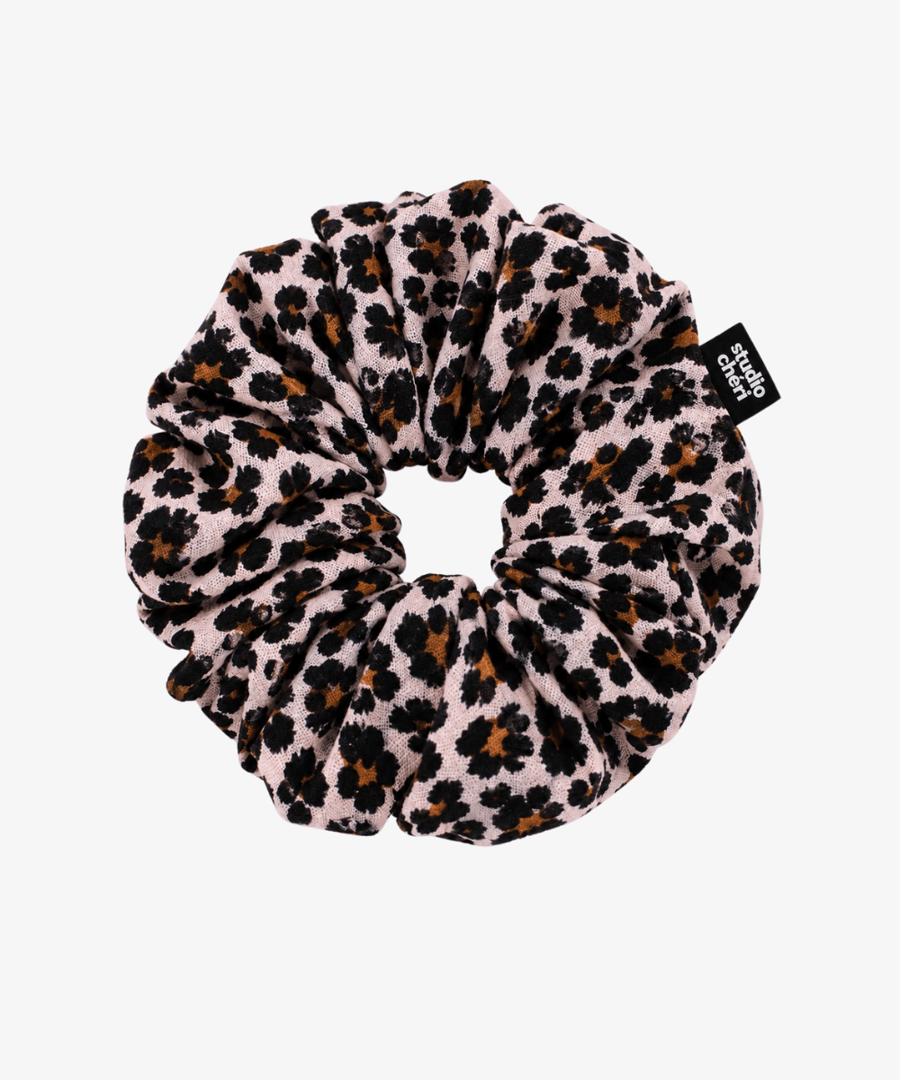 Lilian - Musselin Scrunchie Leo Rosa - Rosa - Studio Chéri