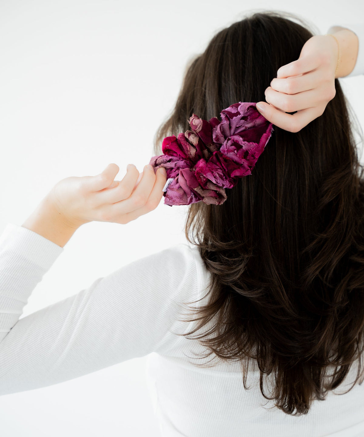 Madame - Baumwolle Scrunchie - blau - Studio Chéri