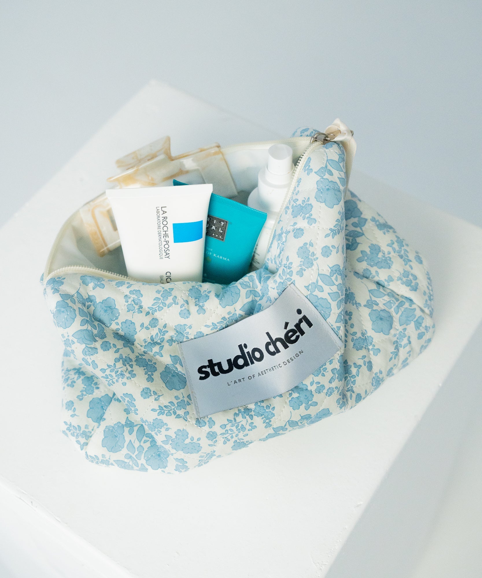 MAGGIE - Kosmetiktasche | Lumiere - Schwarz - Studio Chéri