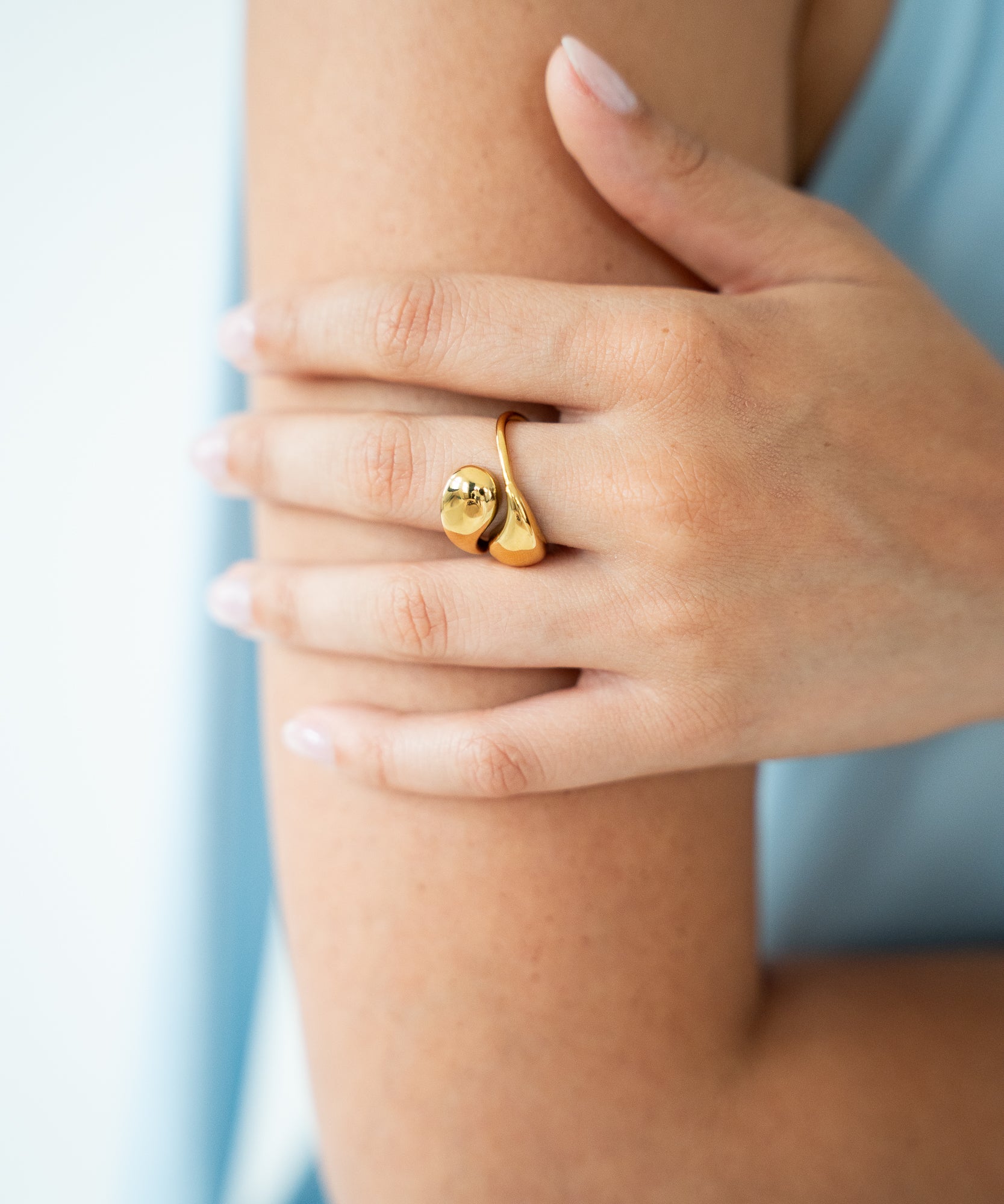 Muse - 18K Gold Ring größenverstellbar - gold - Studio Chéri