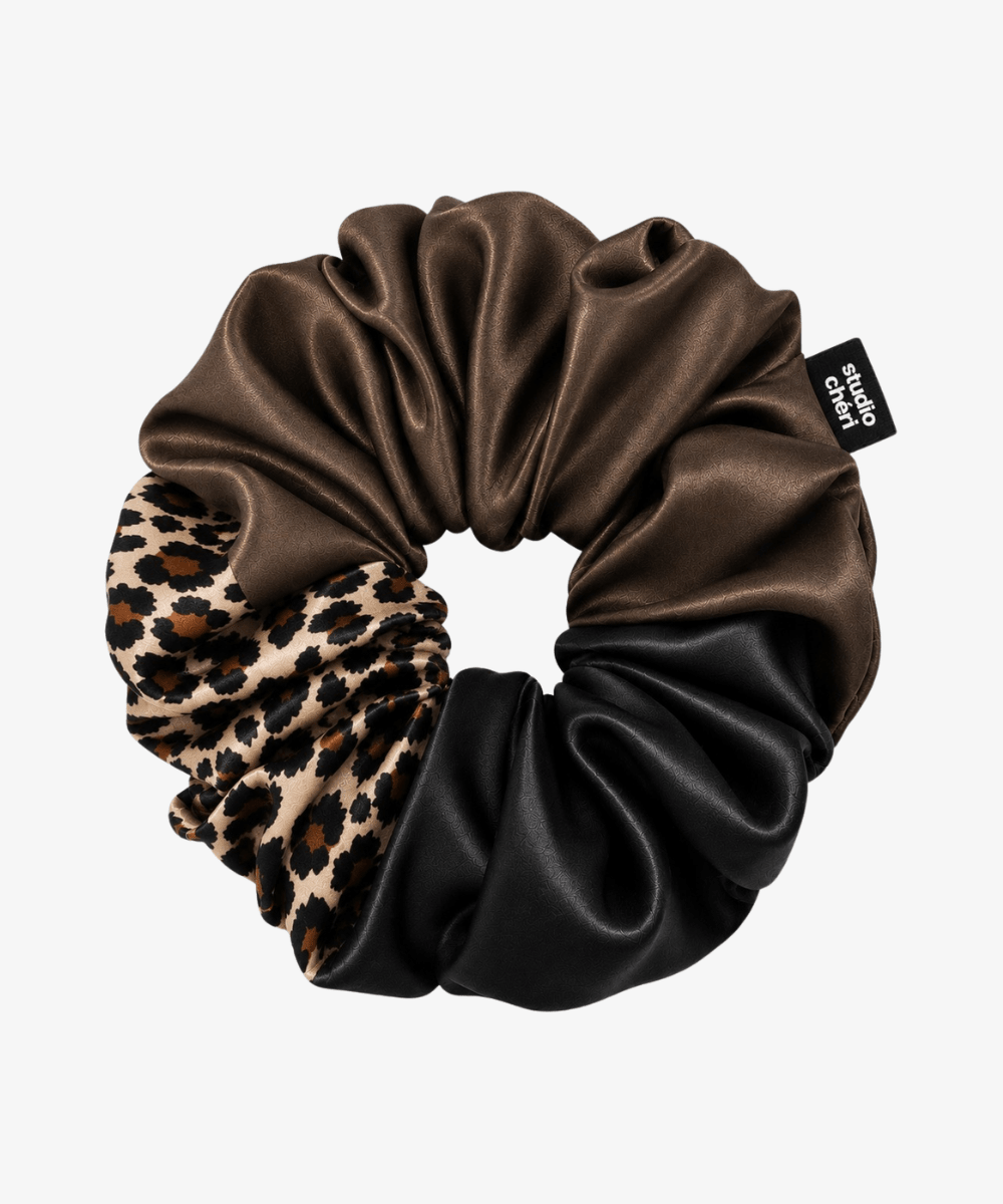 Ombre Leo - Scrunchie mit Farbverlauf - Braun - Studio Chéri