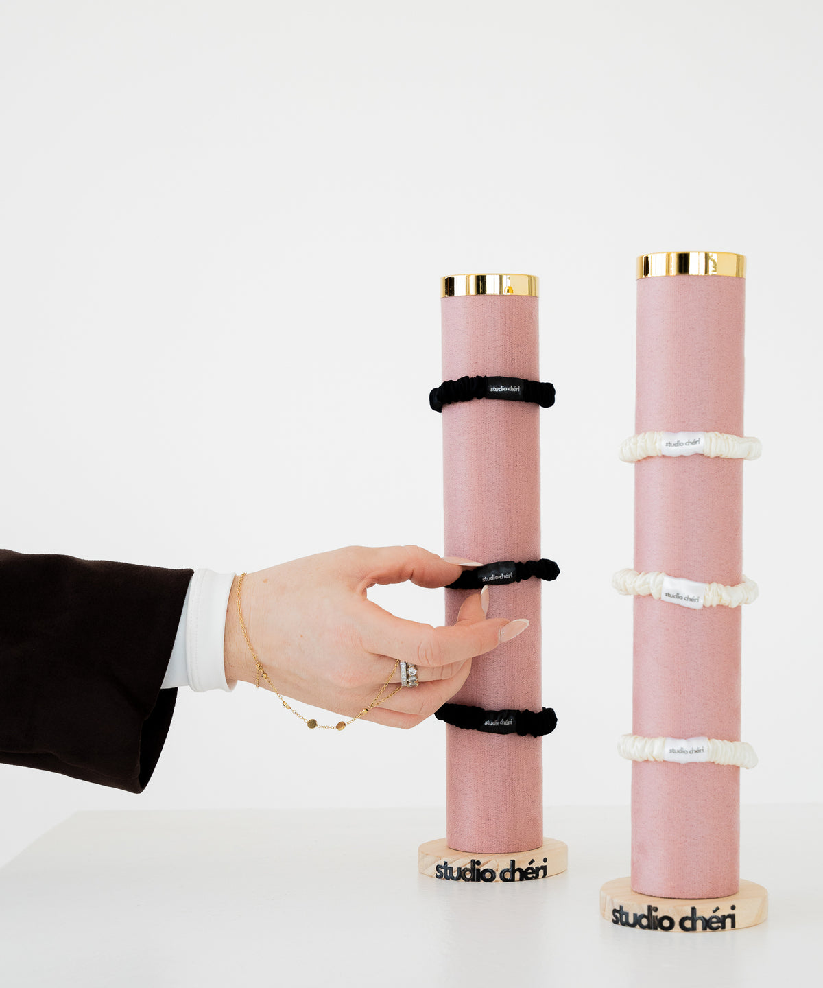 Kendall - Scrunchie Organizer Blush