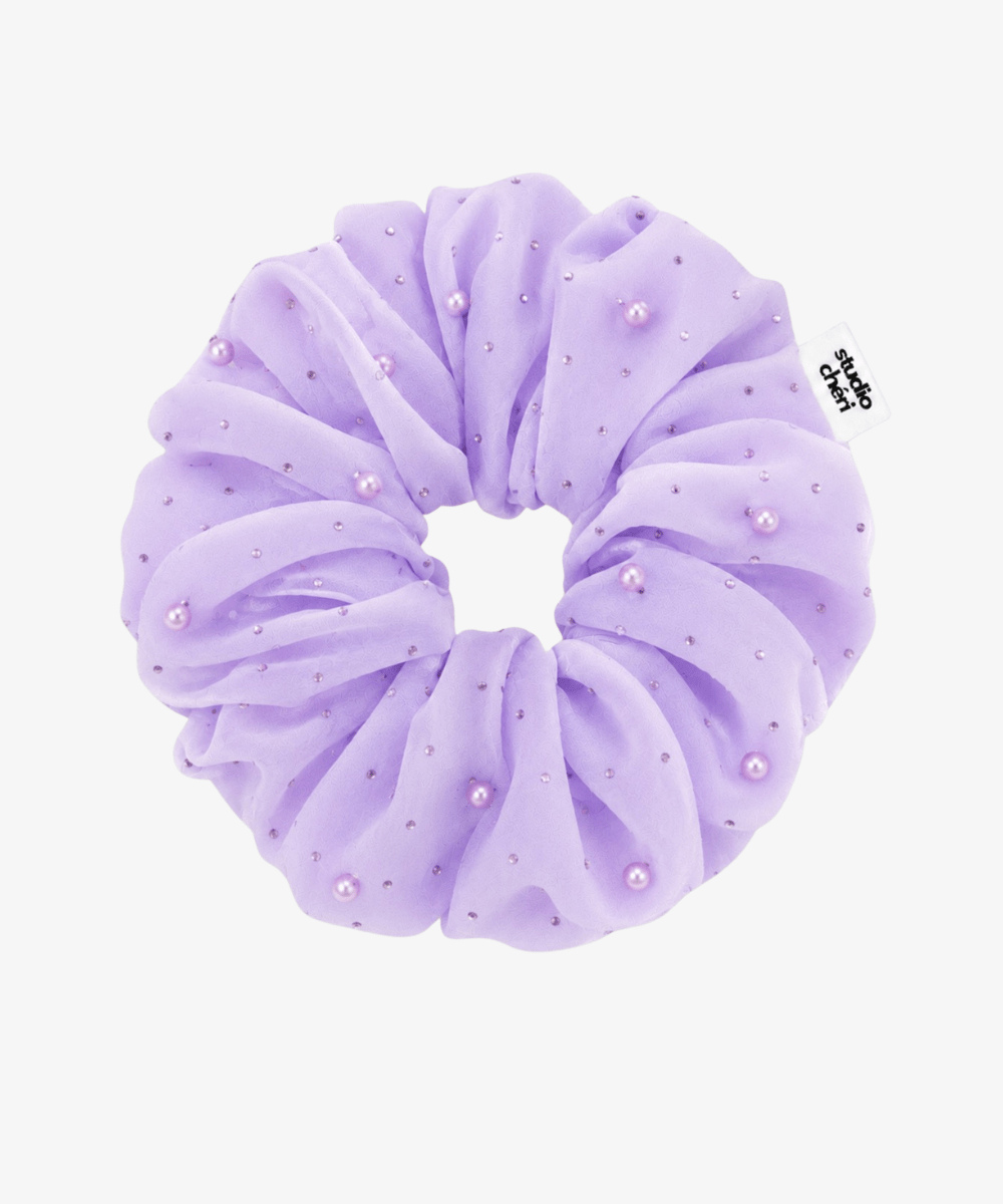 Pearl Lavender - Scrunchie mit Perlen - lila - Studio Chéri