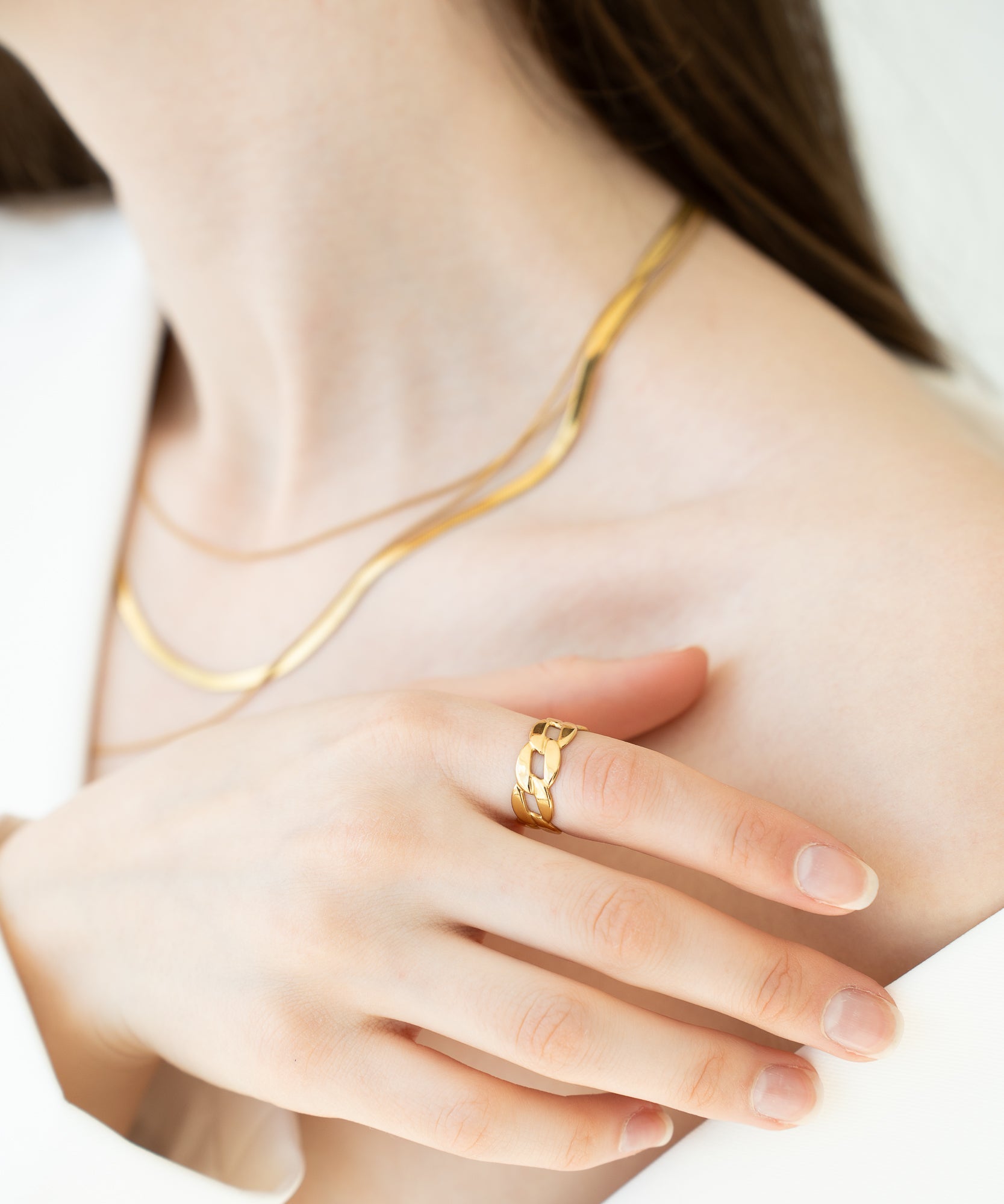 Penelope - 18K Goldring - Gold - Studio Chéri