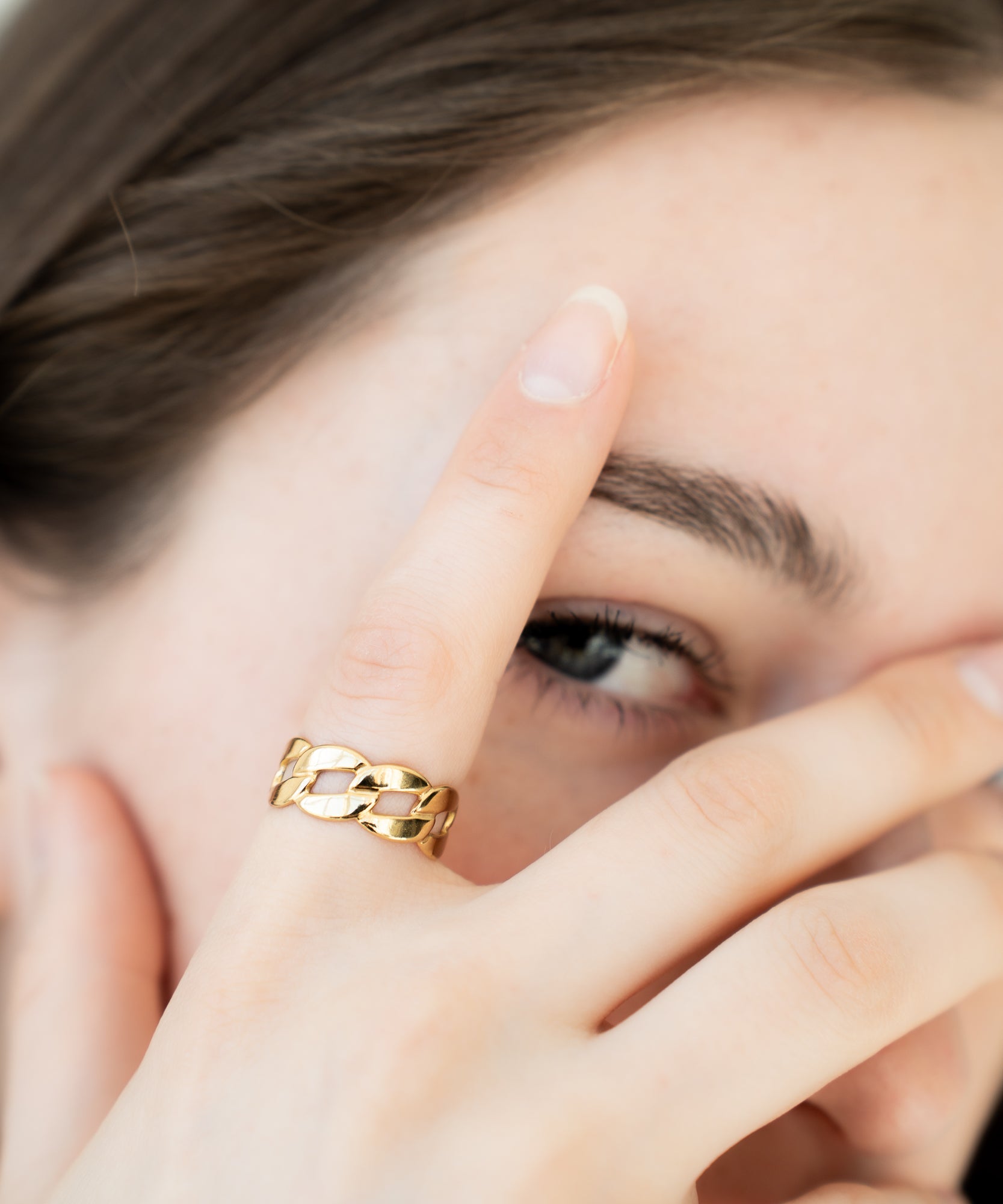 Penelope - 18K Goldring - Gold - Studio Chéri