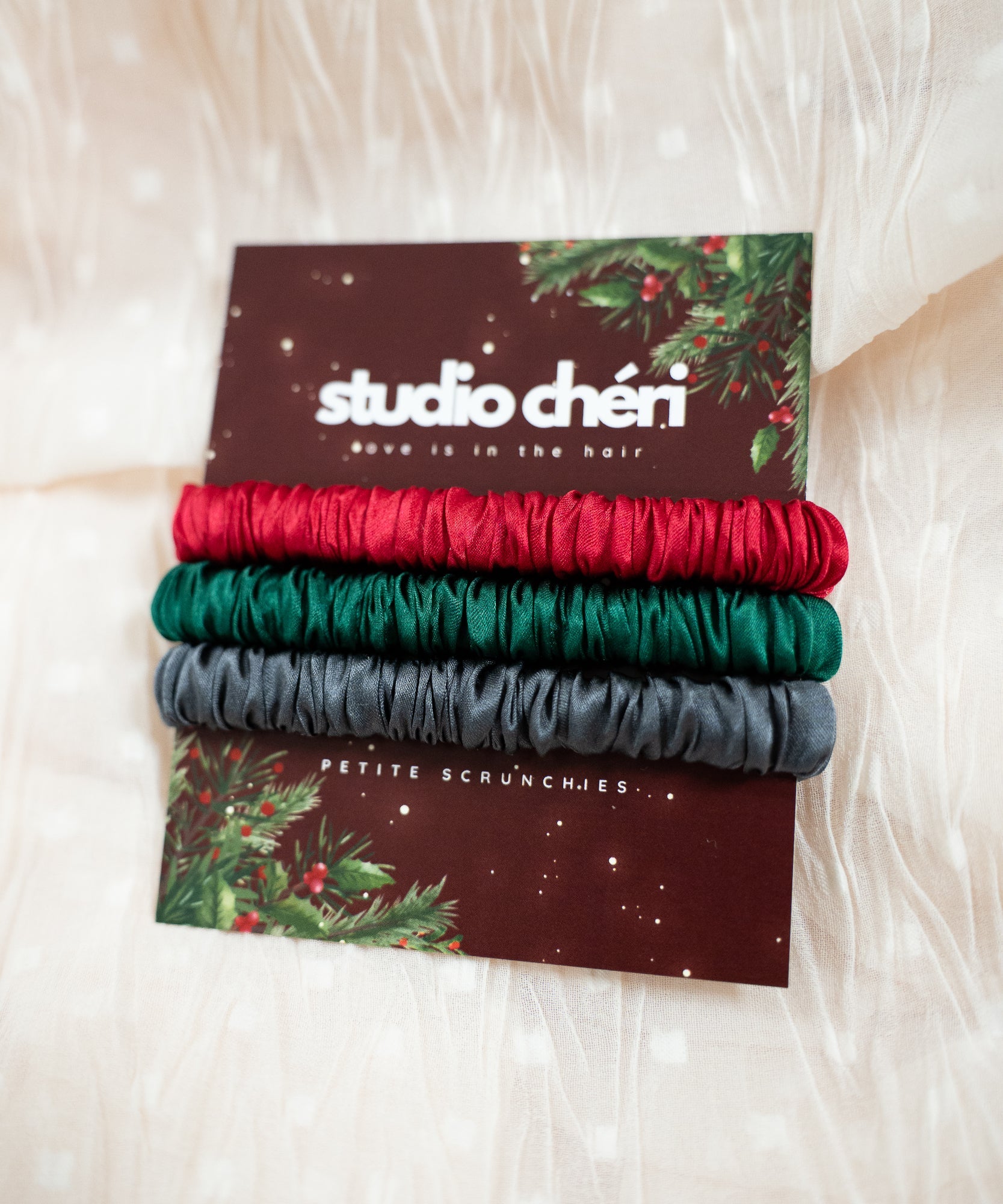 Petite Scrunchies | Christmas - ROT - Studio Chéri