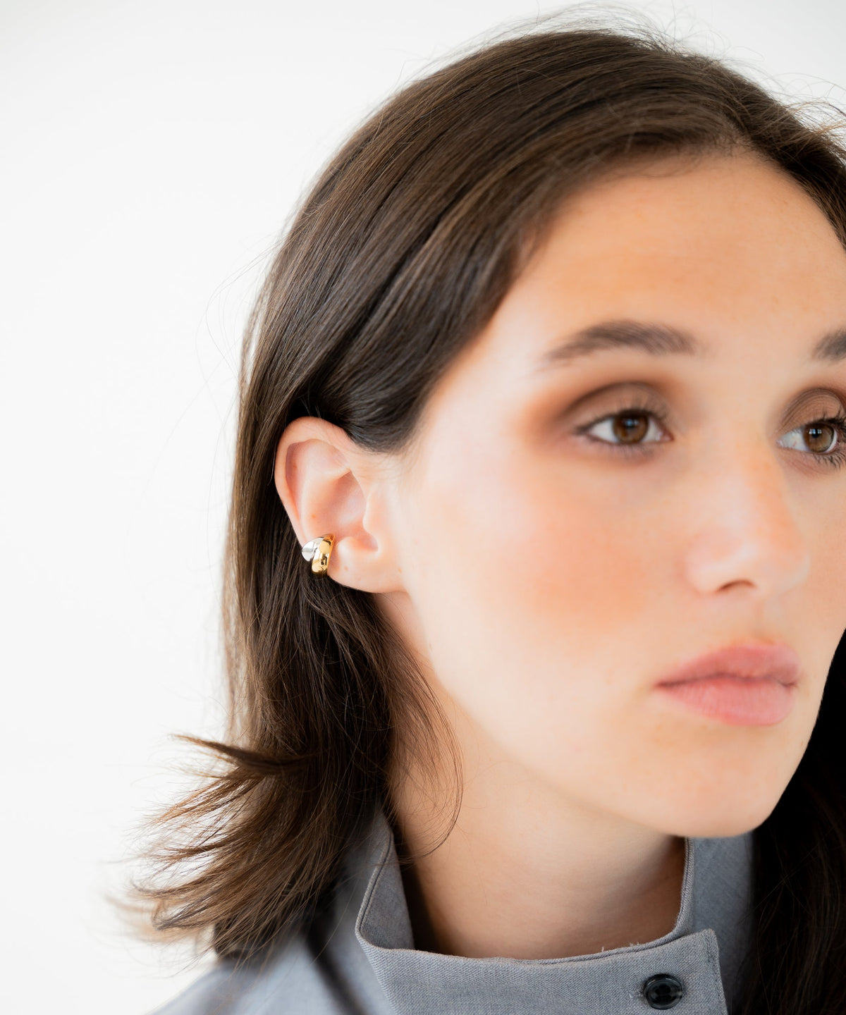 Rare - Bicolor Earcuff - Gold - Studio Chéri