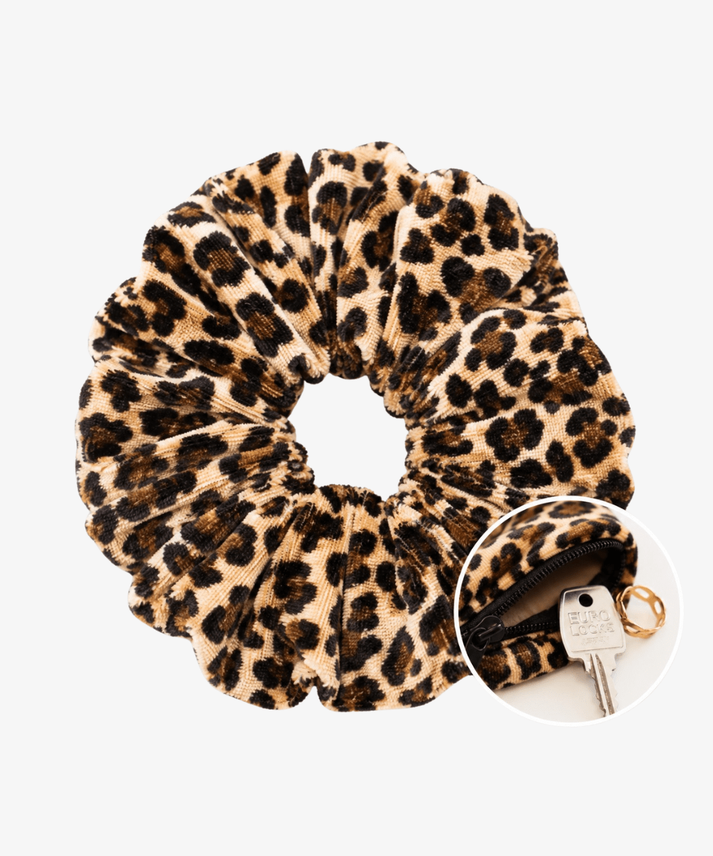 Reißverschluss Scrunchie - Leo - Rosa - Studio Chéri