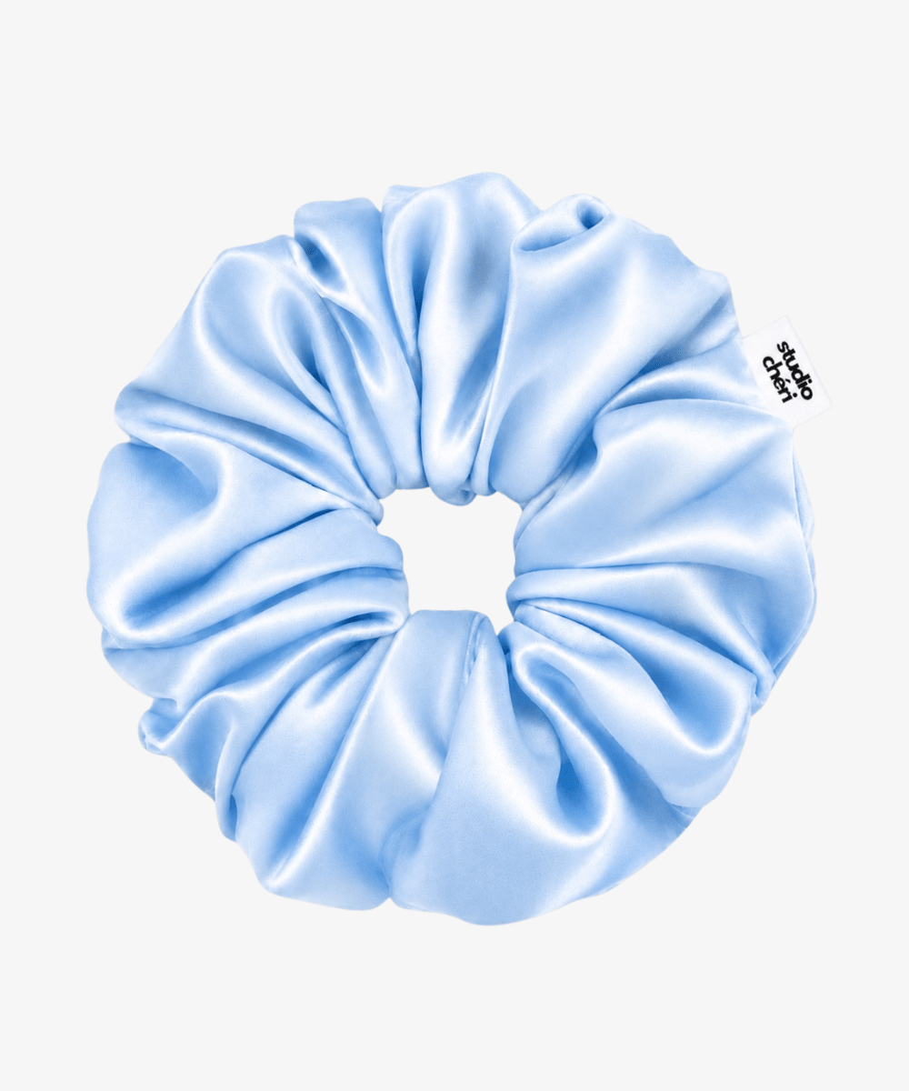 Satin Scrunchie - Light Blue - Hellblau - Studio Chéri
