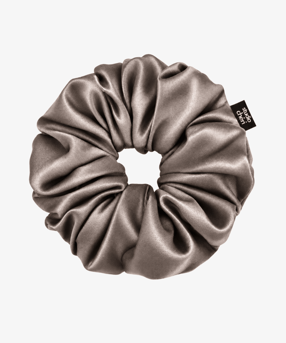 Satin Scrunchie - Taupe - Grau - Studio Chéri