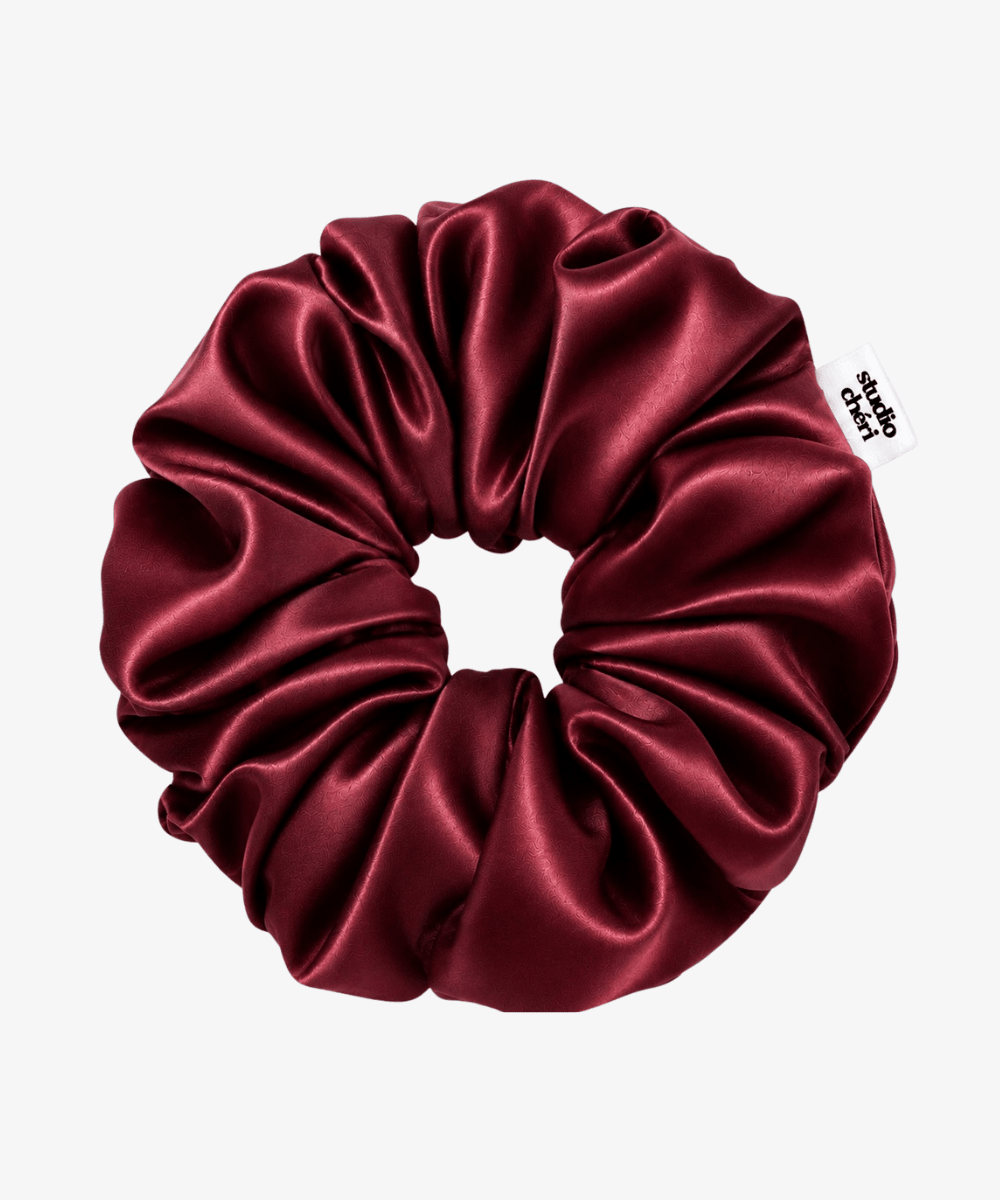 Satin Scrunchie | Wine - Rot - Studio Chéri