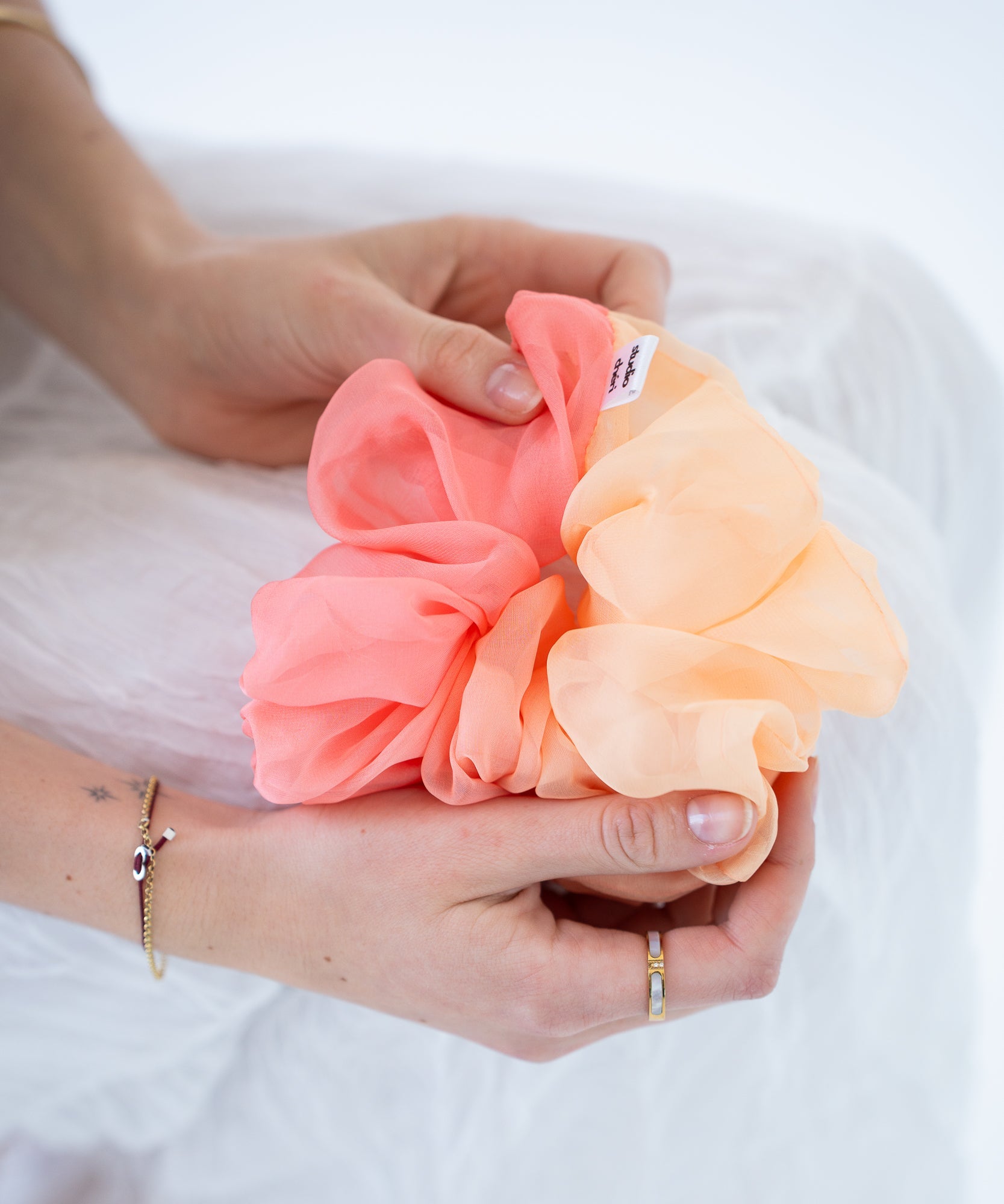 Soft Sun - Chiffon Scrunchie - gelb - Studio Chéri