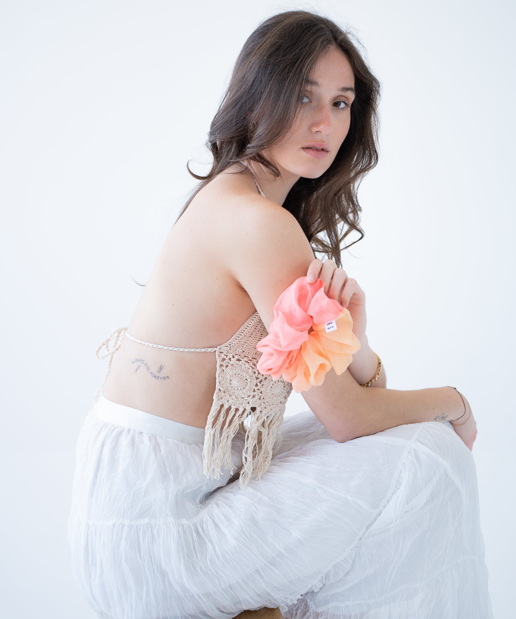 Soft Sun - Chiffon Scrunchie - gelb - Studio Chéri
