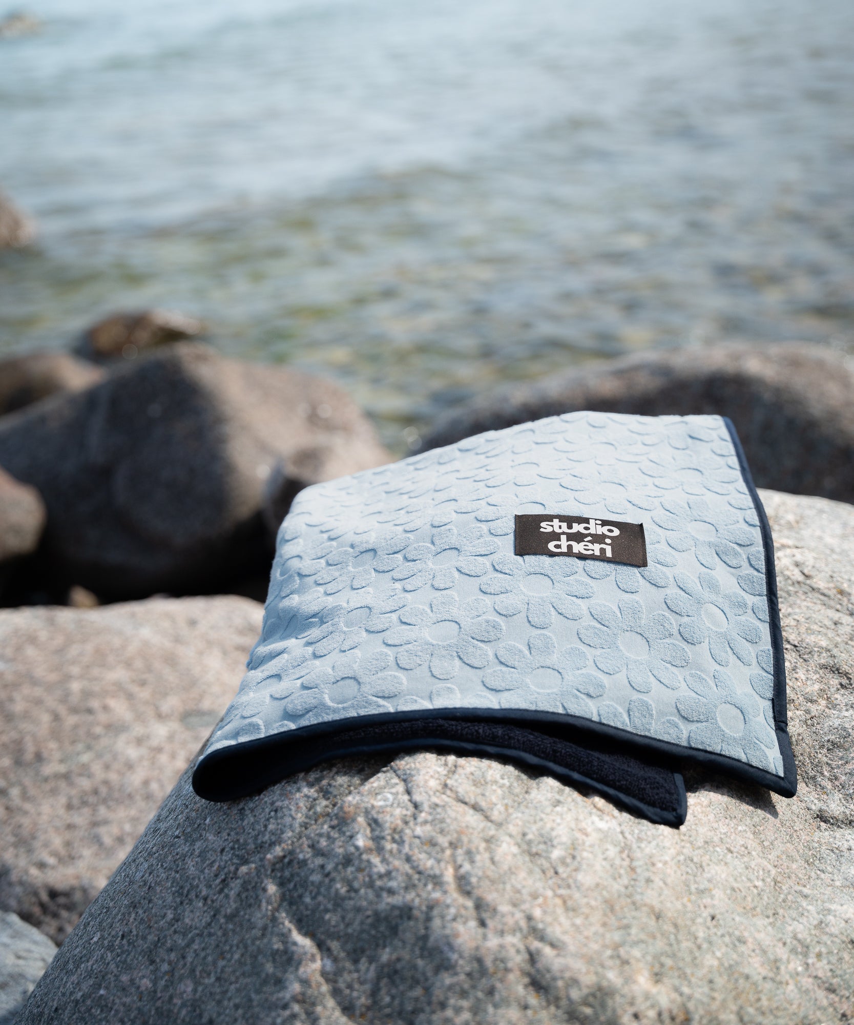 STELLA - Strandhandtuch | Navy - Blau - Studio Chéri