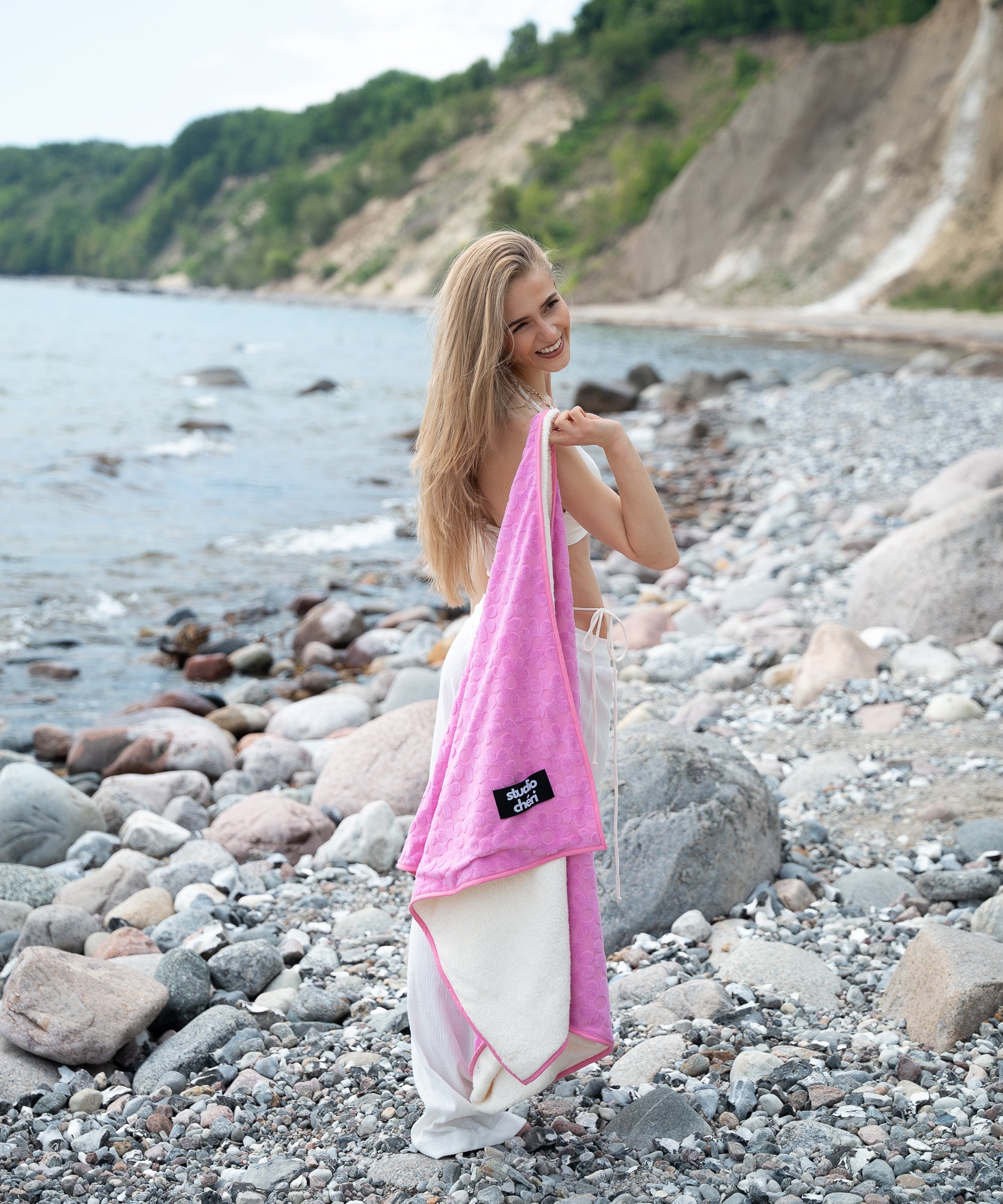 STELLA - Strandhandtuch | Pink - Pink - Studio Chéri
