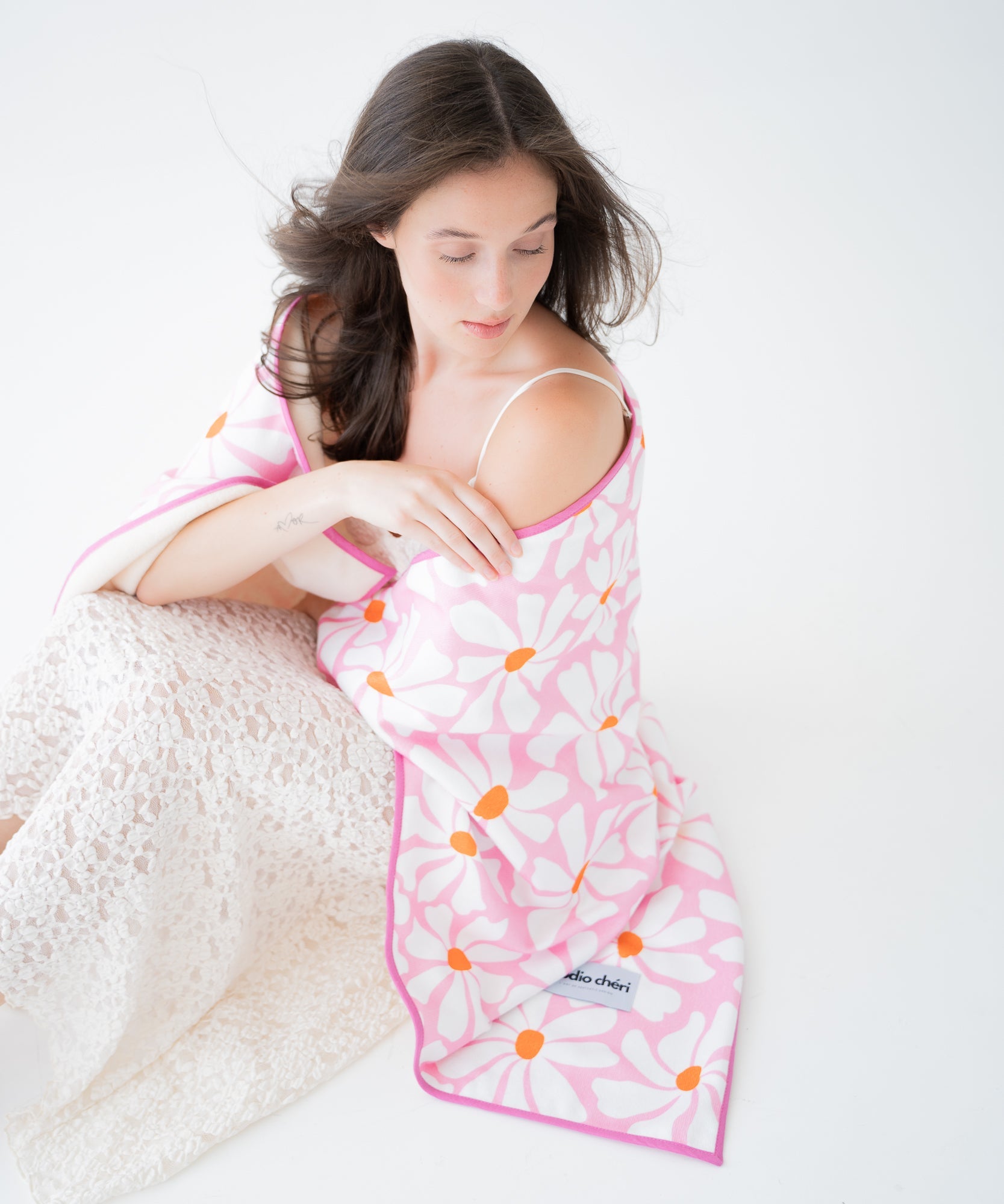 Stella - Strandhandtuch Rose - Rosa - Studio Chéri