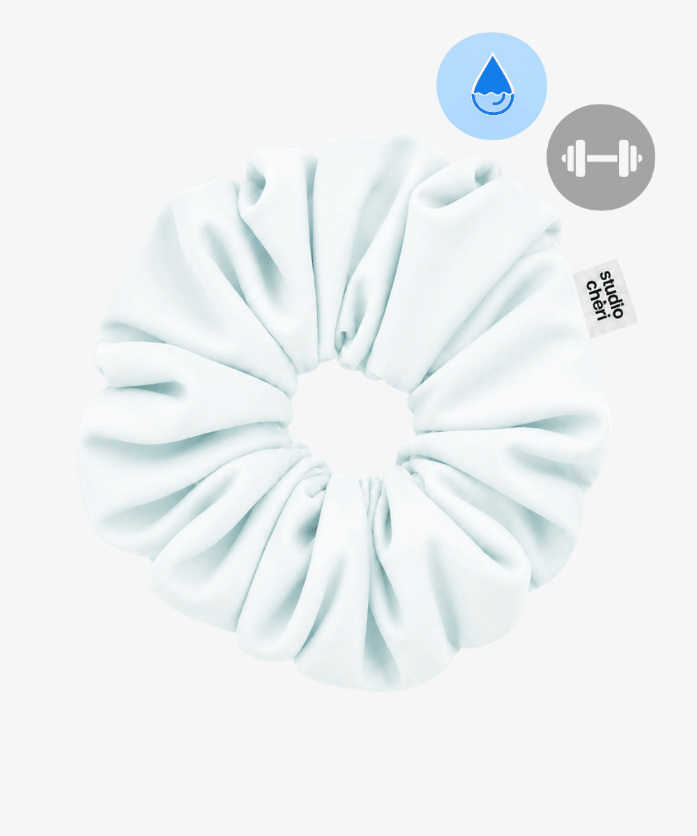 Swim & Sweat Scrunchie - Ocean White - Weiß - Studio Chéri