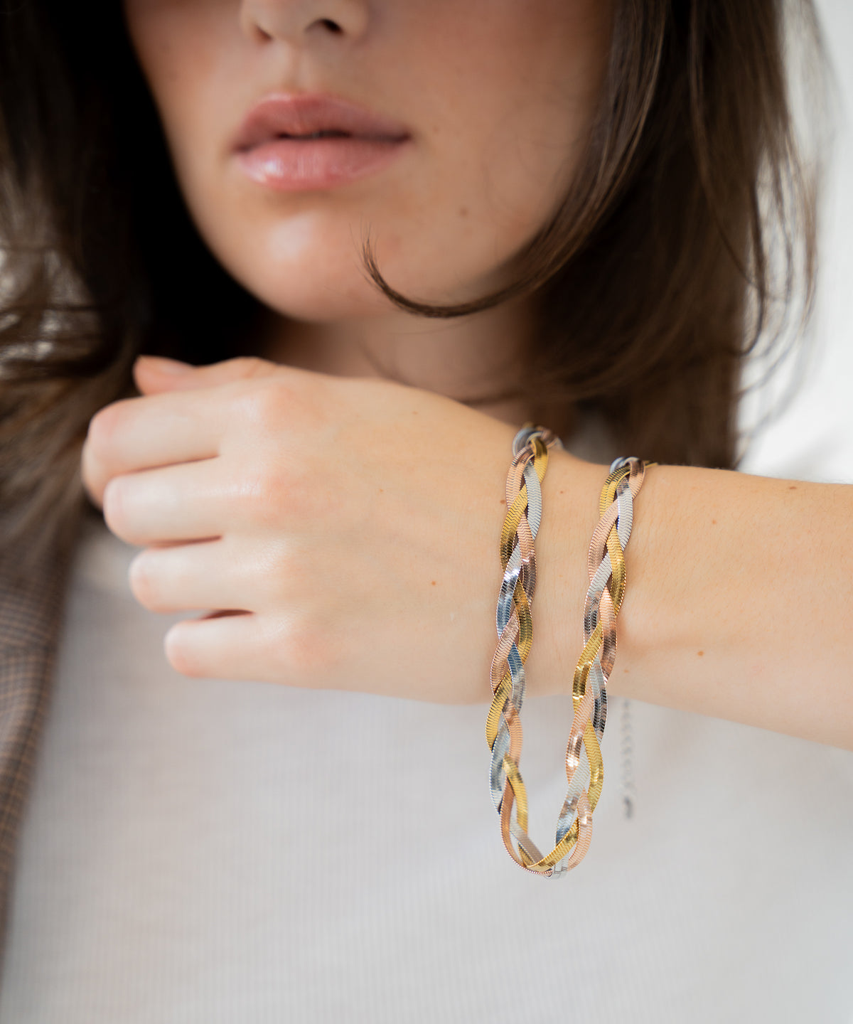 Céline - 18K Tricolor Kette