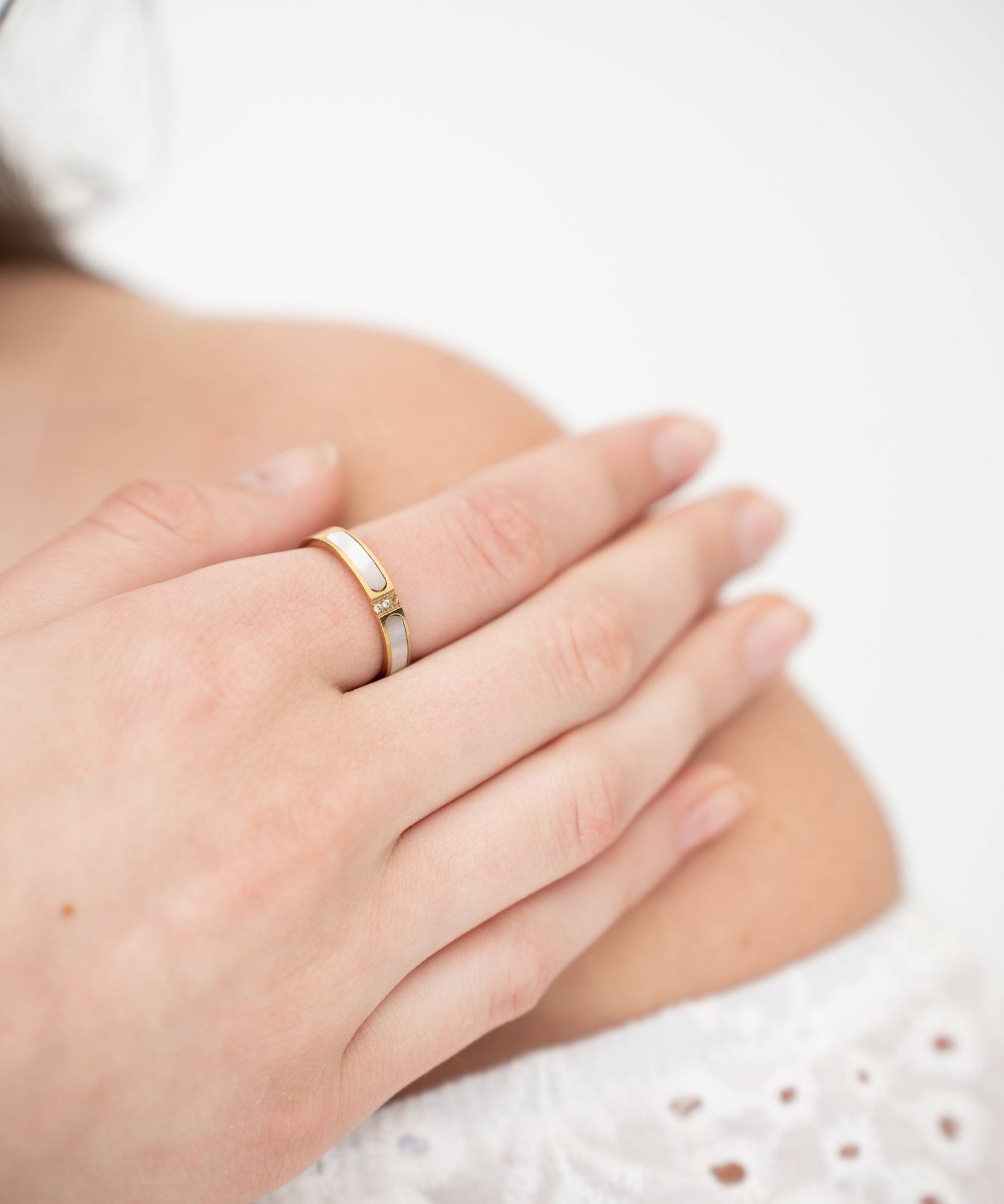 Valeria - 18K Goldring - Gold - Studio Chéri